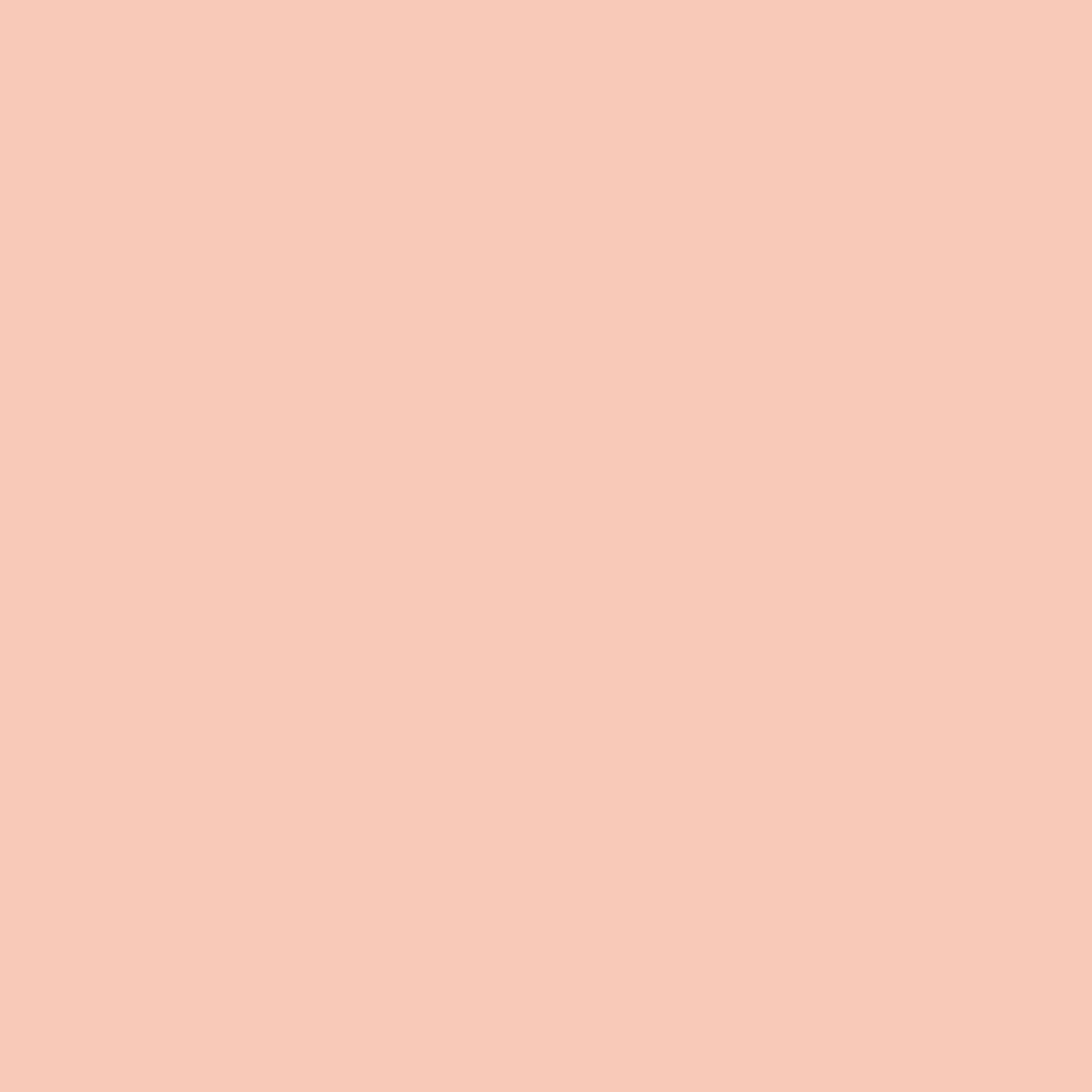 Solid mid tone pink colour swatch showing Benjamin Moore Coral Buff 024 paint colour