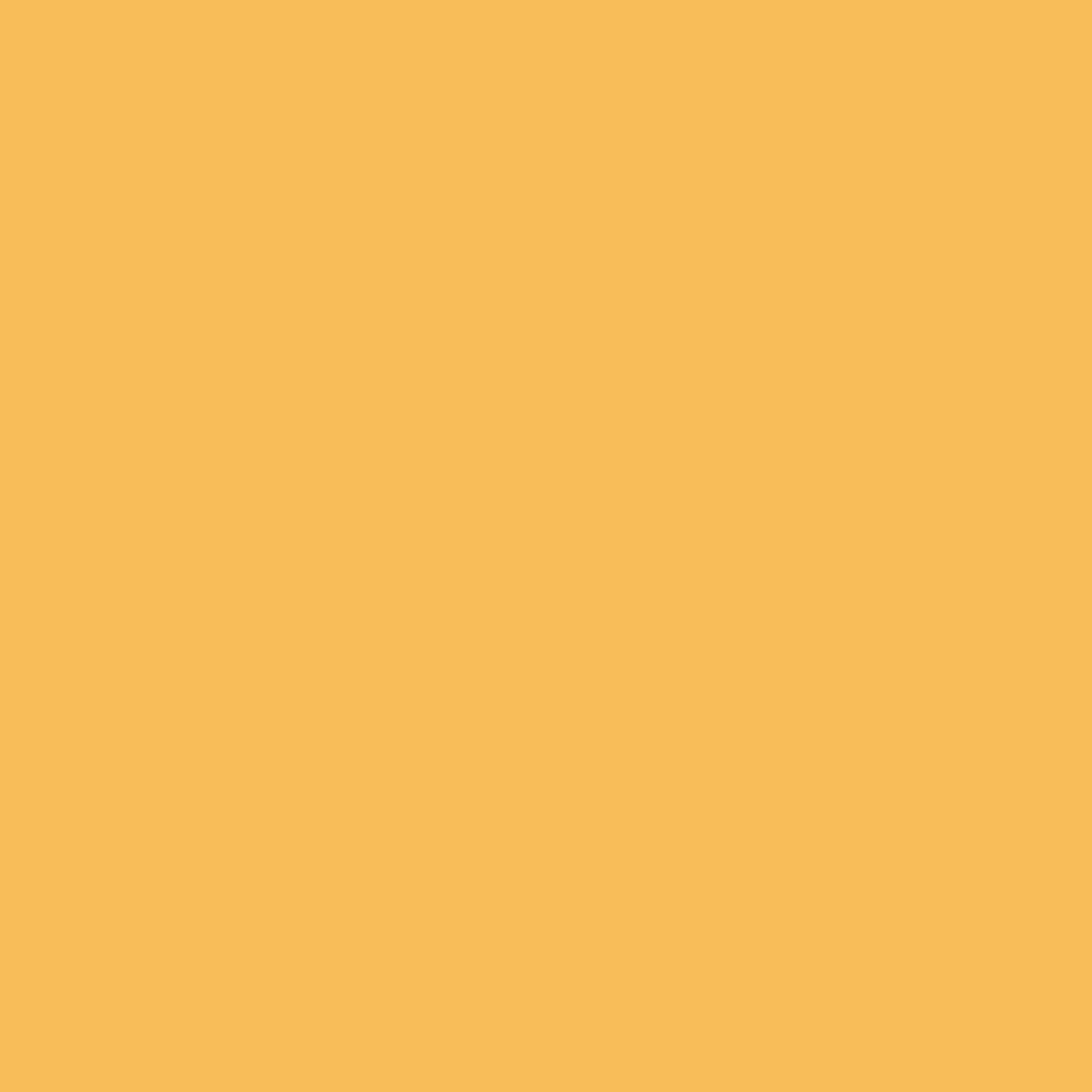Solid deep yellow orange colour swatch showing Benjamin Moore Corn Husk 307 paint colour
