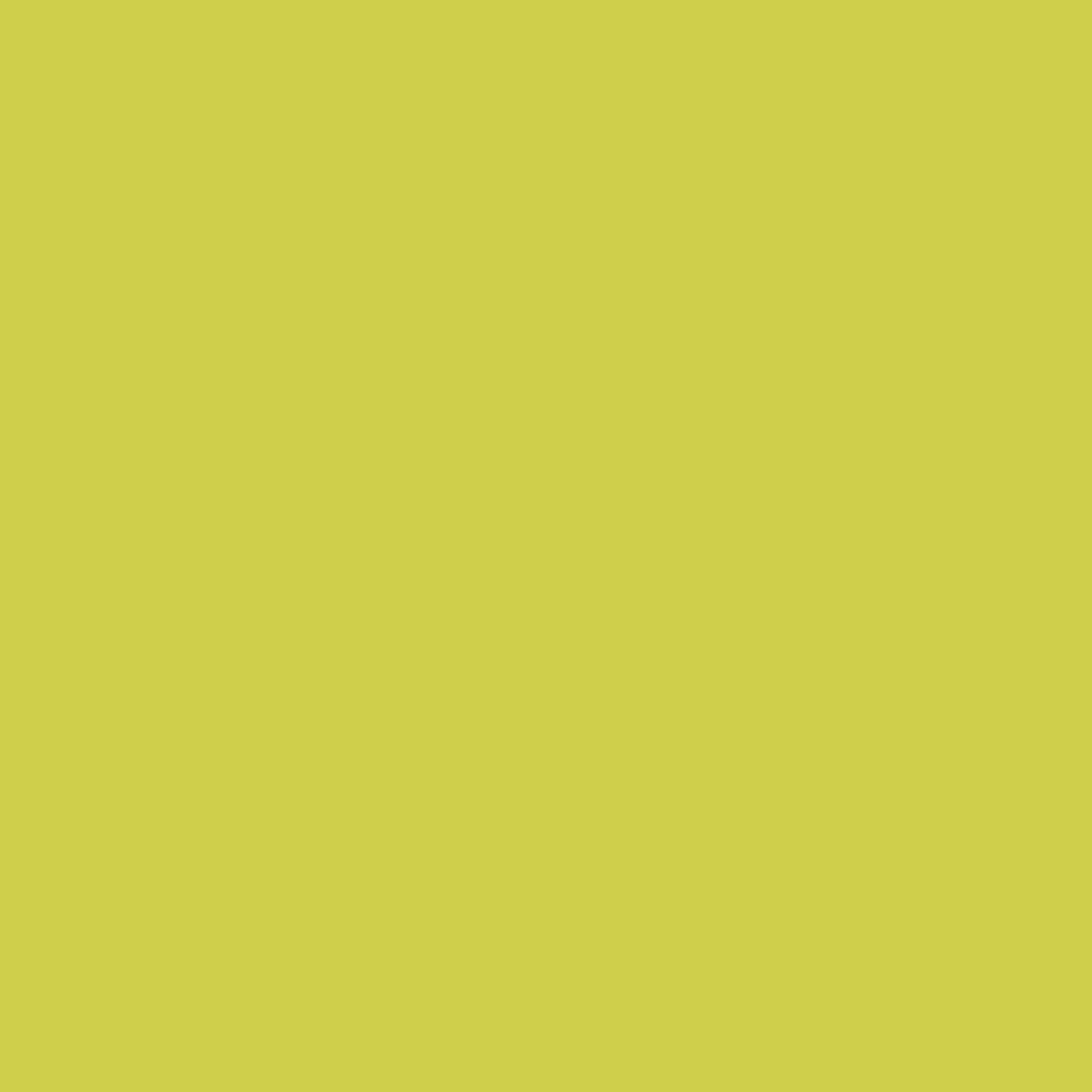 Solid vibrant lime green colour swatch showing Benjamin Moore Flower Power 398 paint colour