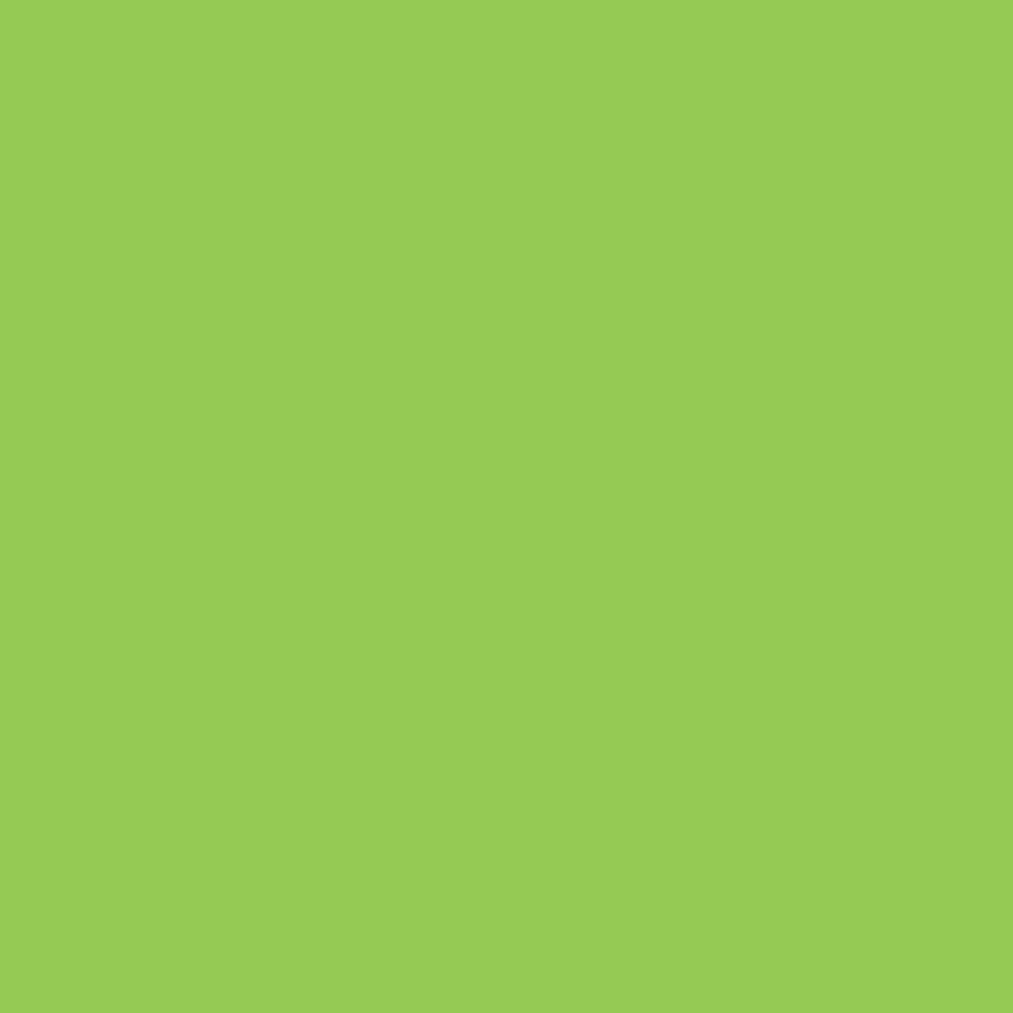 Solid deep bright green colour swatch showing Benjamin Moore Malachy Green 419 paint colour