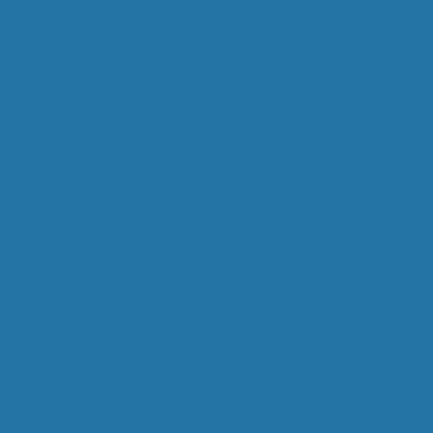 Solid deep blue colour swatch showing Benjamin Moore Blue Macaw 784 paint colour