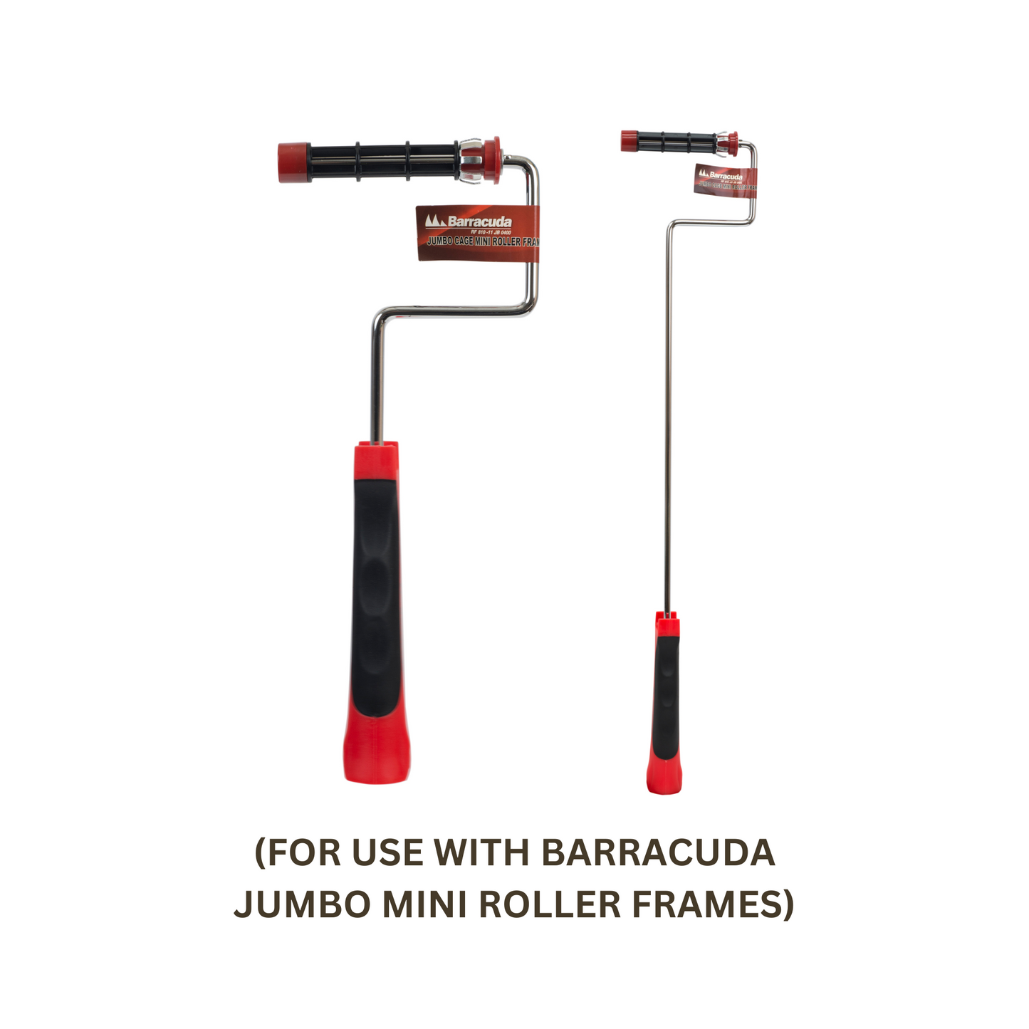 Arroworthy Microfibre Blue Stripe Jumbo Mini Rollers Medium Pile 4" (2 Pack)