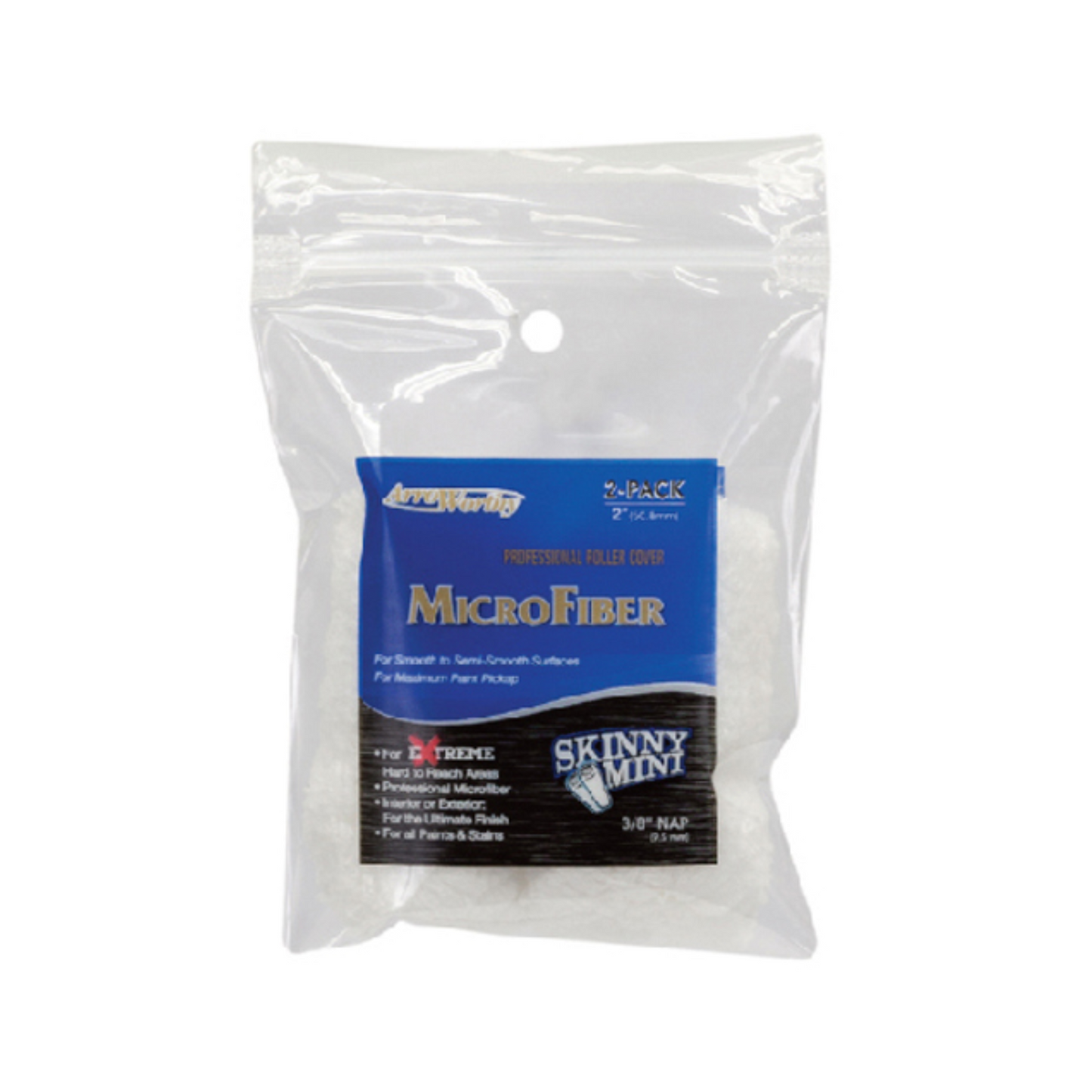 Arroworthy Skinny Mini Roller Sleeve 2" - 2 Pack