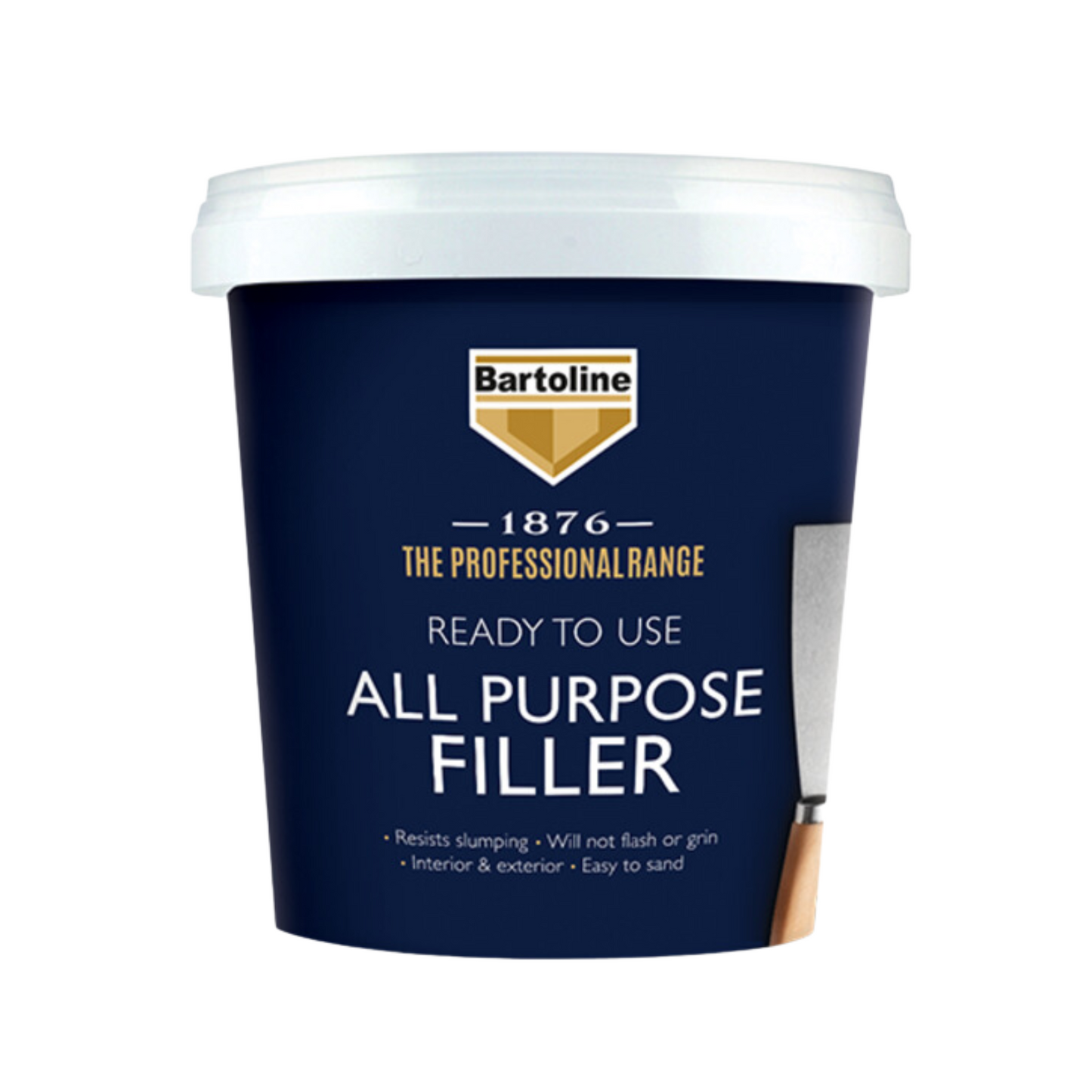 Bartoline 1876 Ready Mixed All Purpose Filler White 1KG