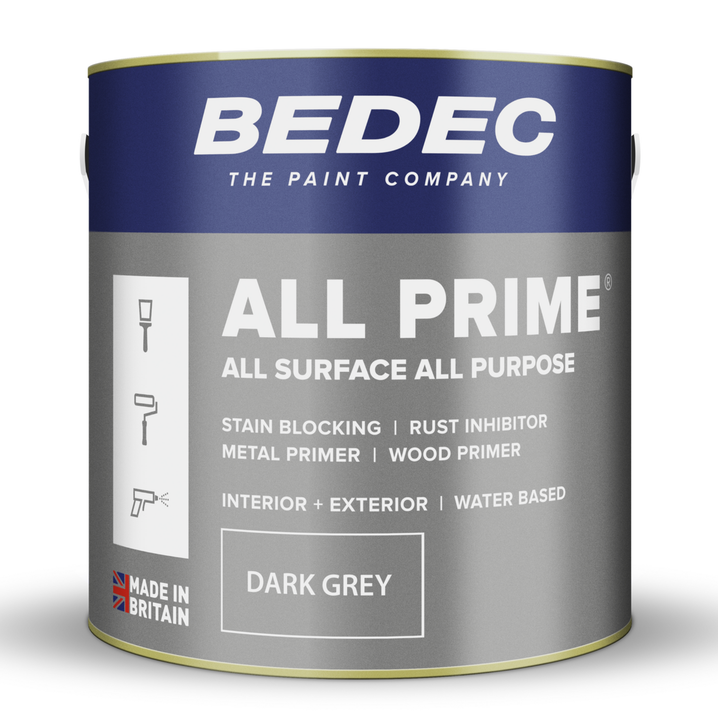 Bedec All Prime All Purpose Primer - Dark Grey