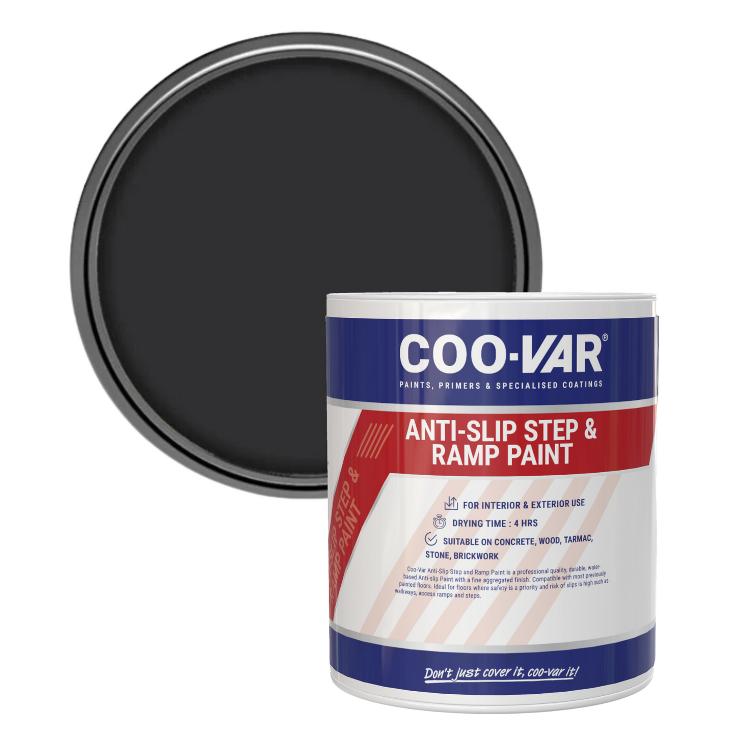 Coovar Anti-Slip Step and Ramp Paint 1L - Clear