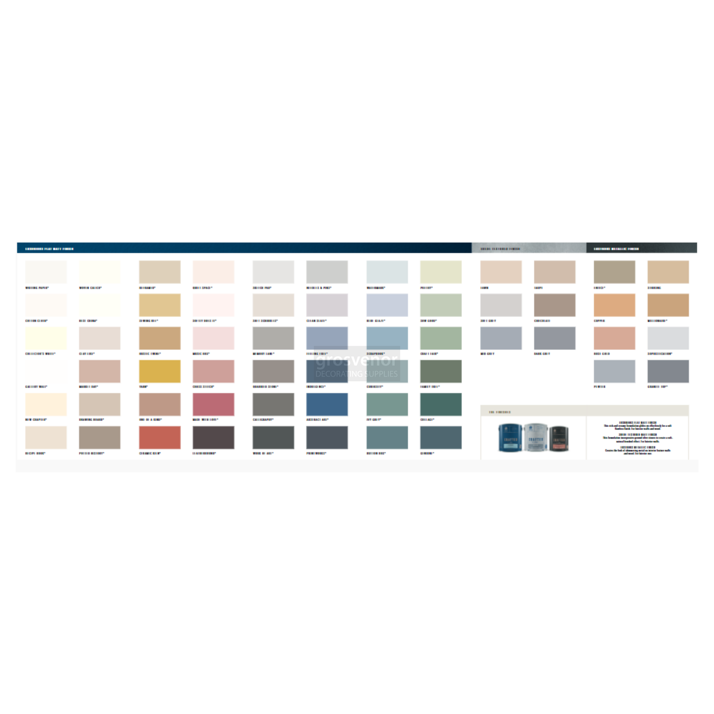Crown Paints Crafted Colour Guide