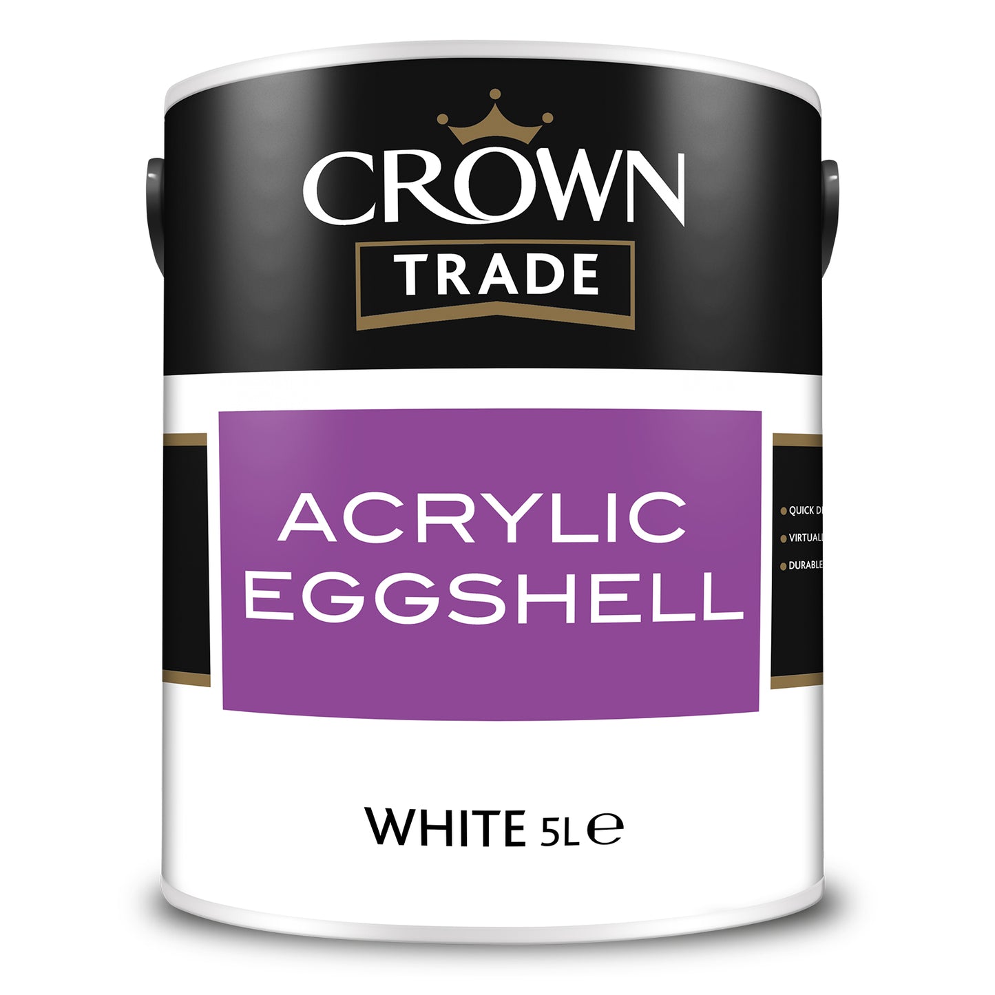 Crown Trade Acrylic Eggshell White