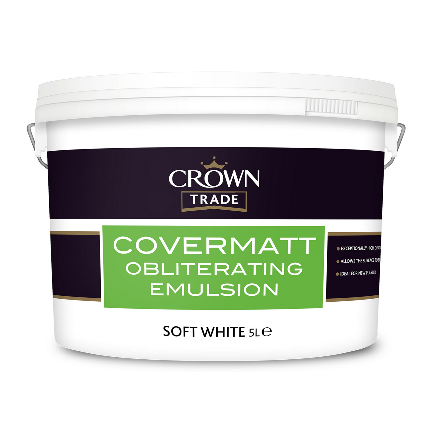 Crown Trade Covermatt Obliterating Emulsion Soft White (10B15)