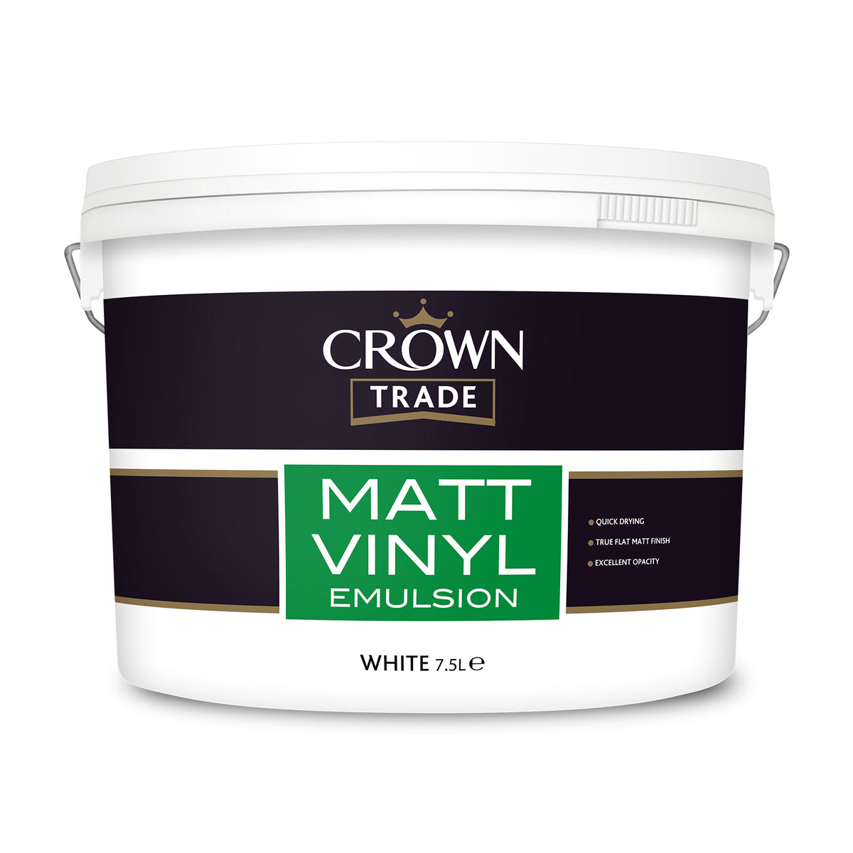 Crown Trade Matt Vinyl Emulsion White