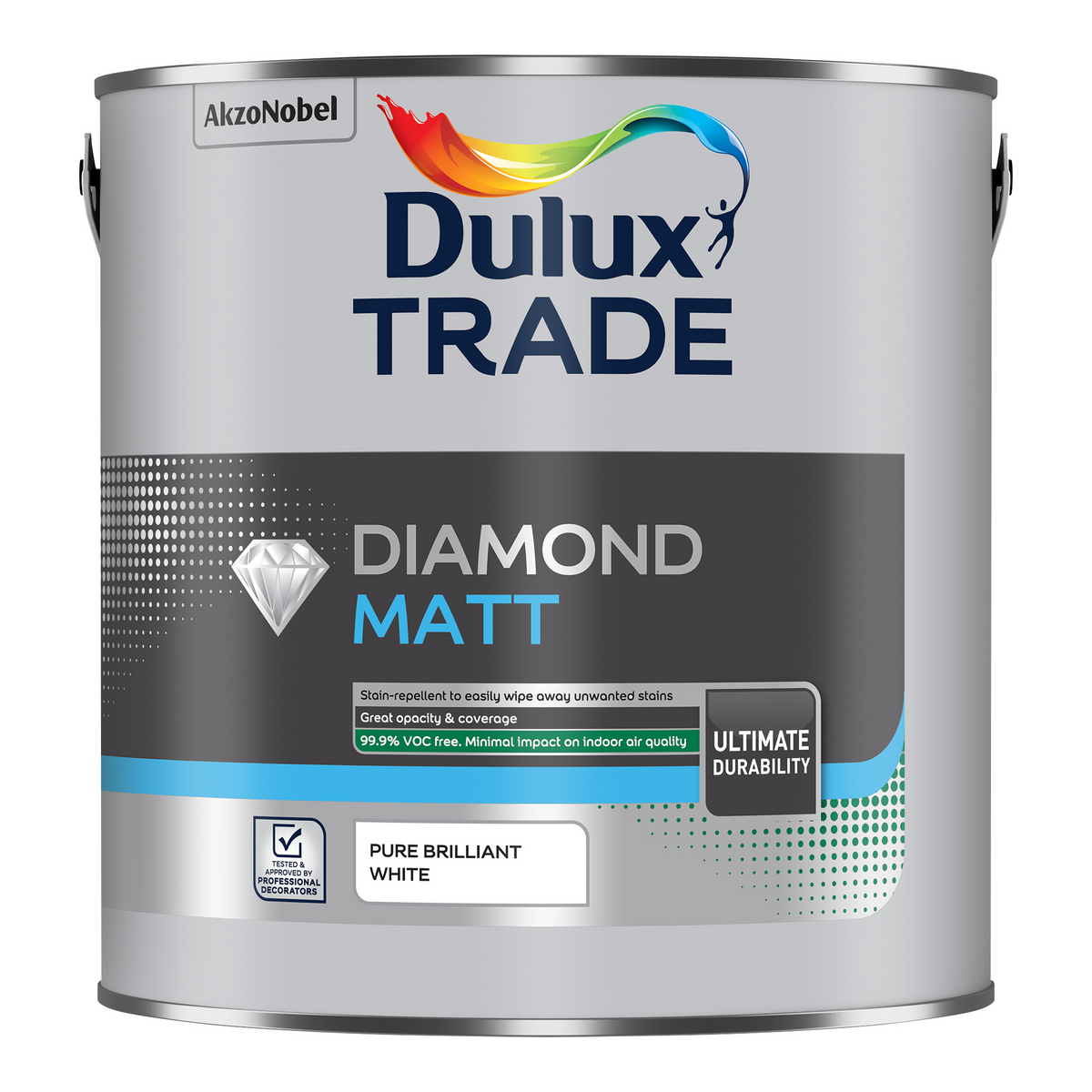 Dulux Trade Diamond Matt Brilliant White