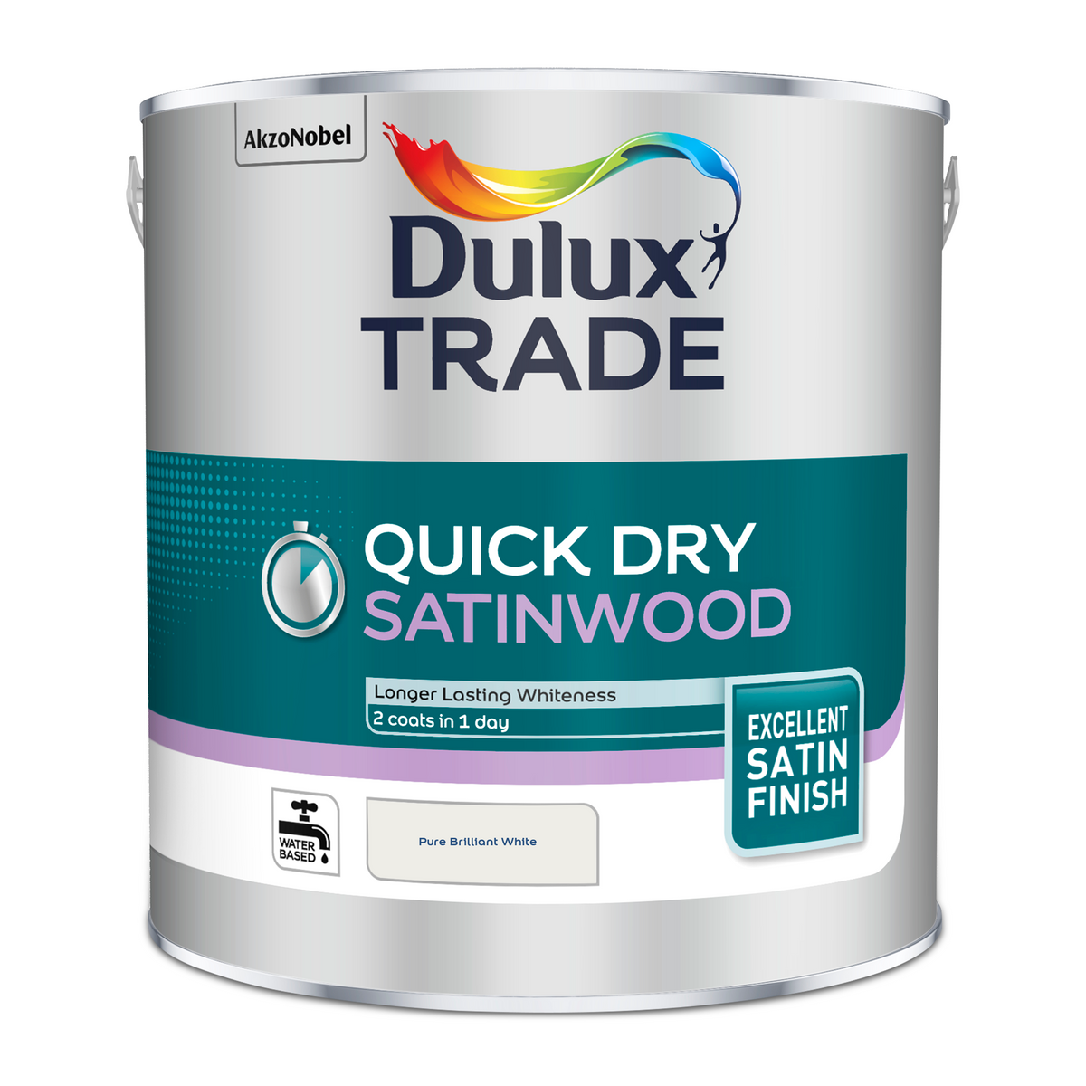 Dulux Trade Quick Dry Satinwood Brilliant White