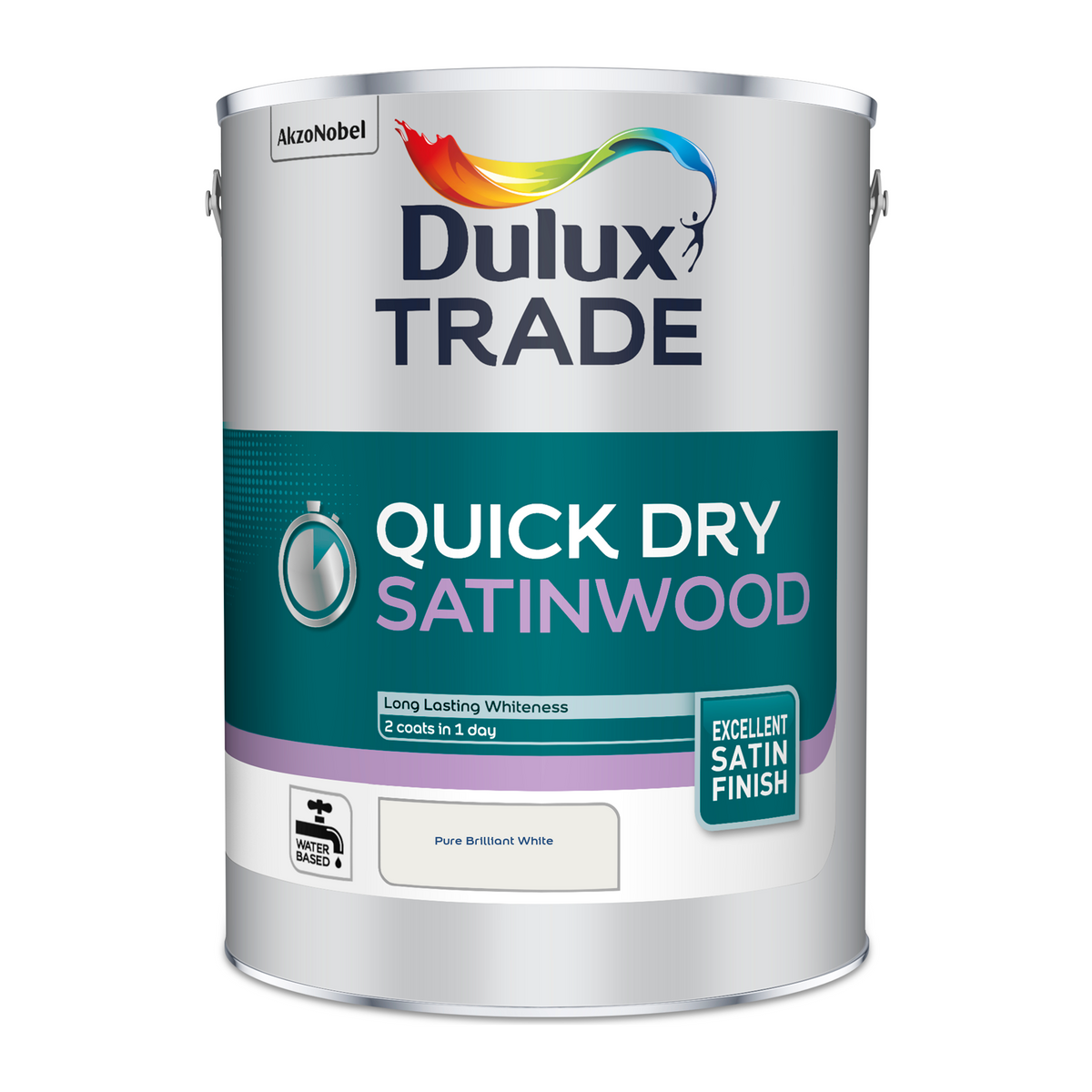 Dulux Trade Quick Dry Satinwood Brilliant White