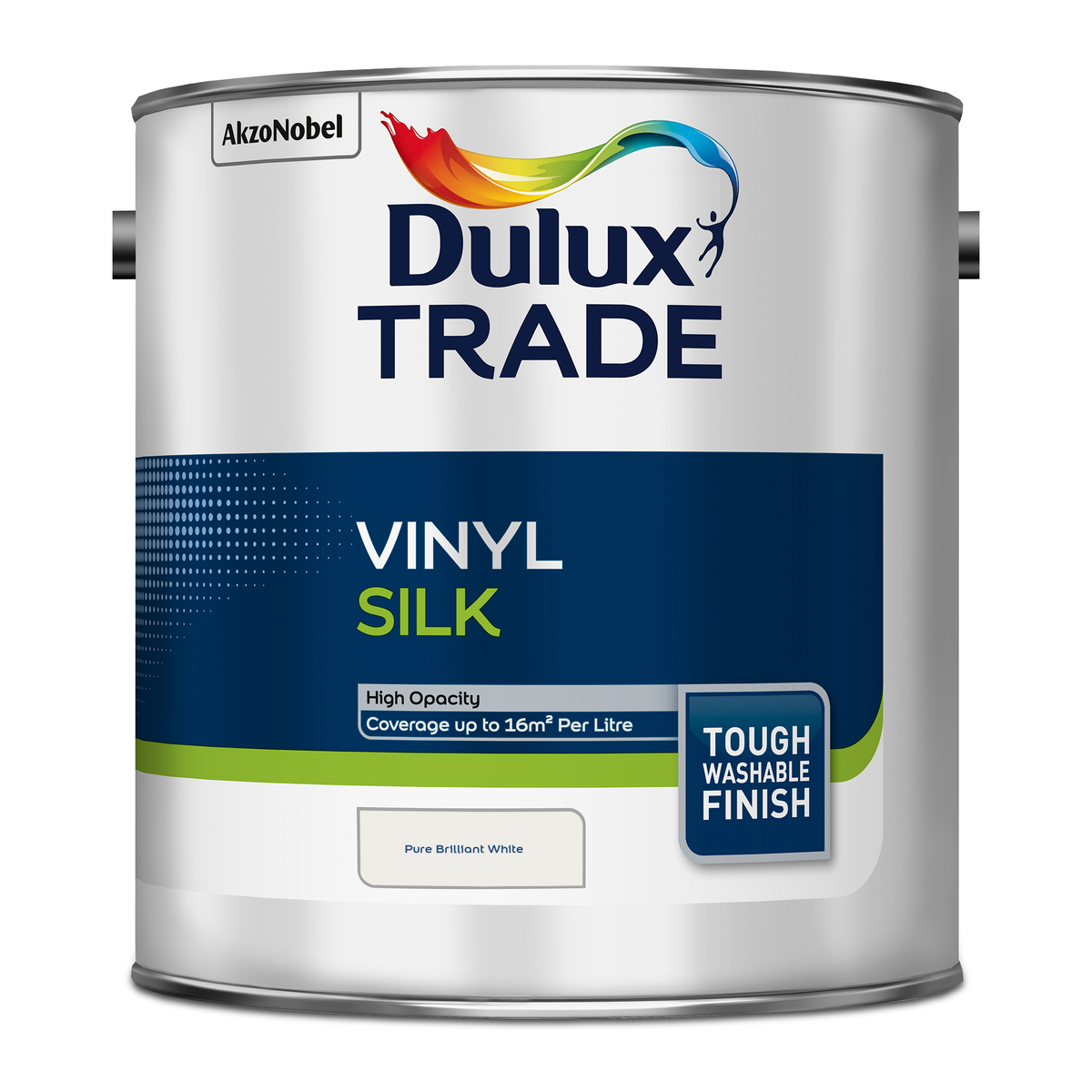 Dulux Trade Vinyl Silk Emulsion Brilliant White