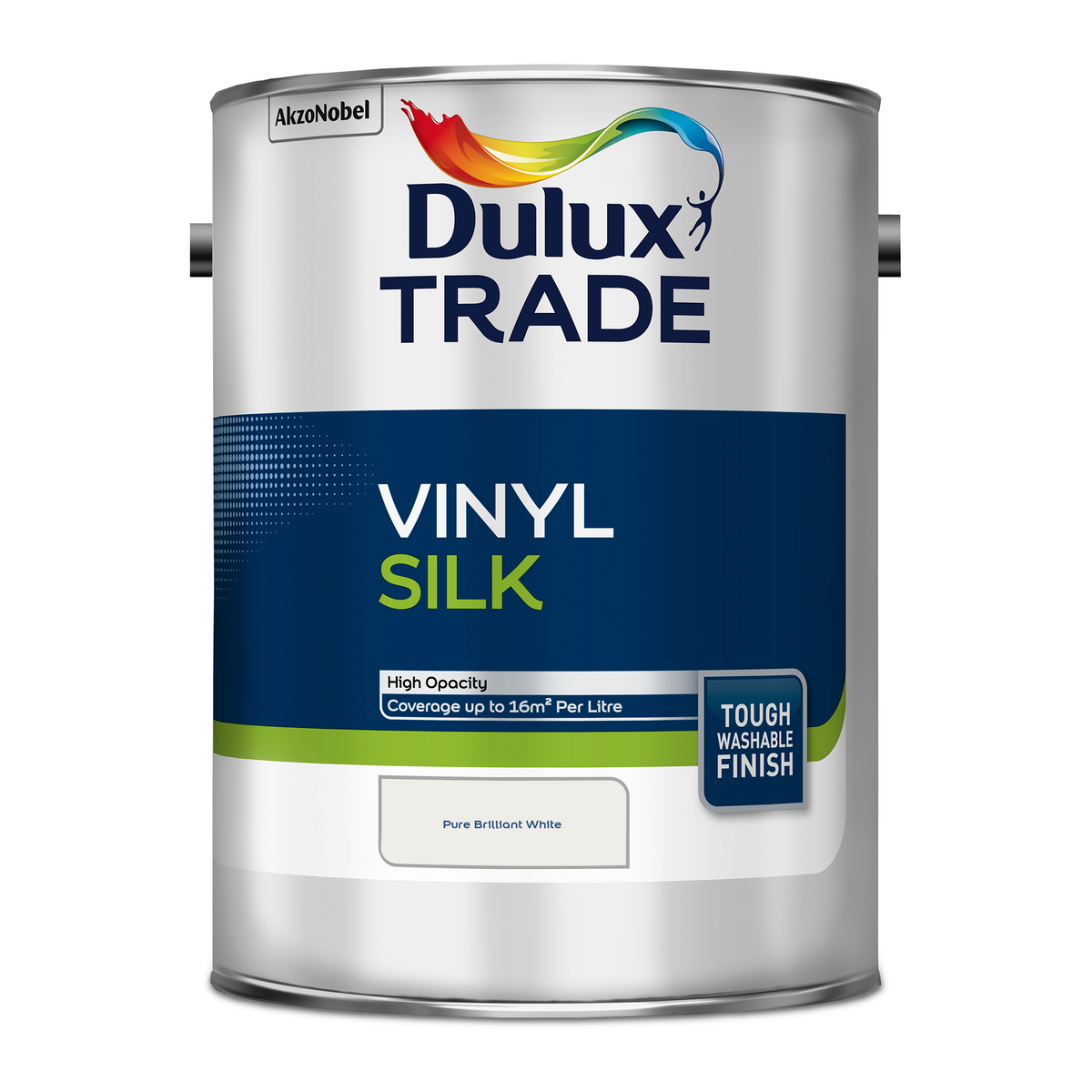Dulux Trade Vinyl Silk Emulsion Brilliant White