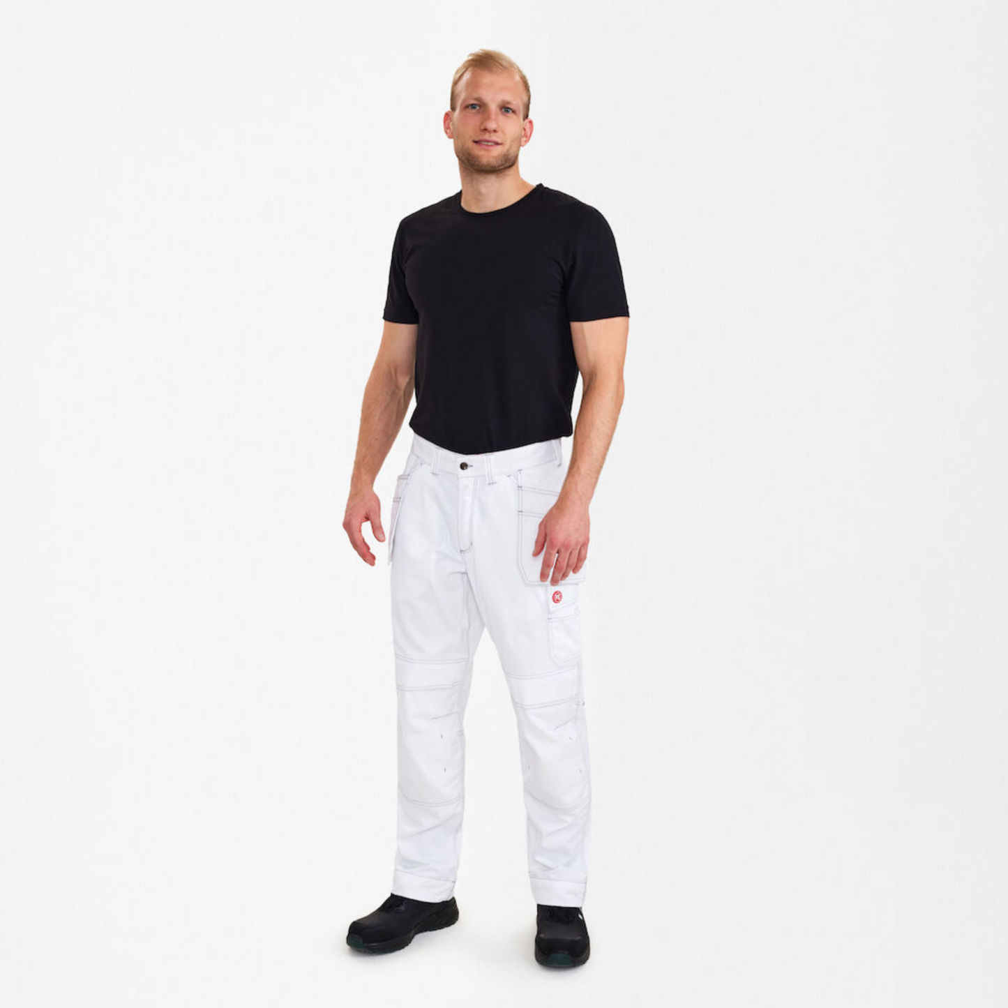 Engel Combat Trousers With Hanging Tool Pockets - White
