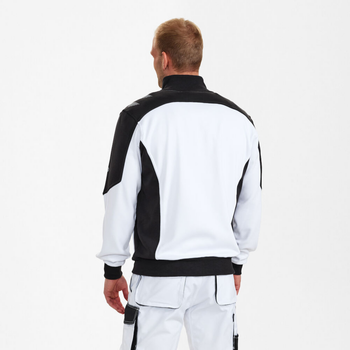 Engel Galaxy Zip Sweatshirt - White/Grey (Small - XXL)
