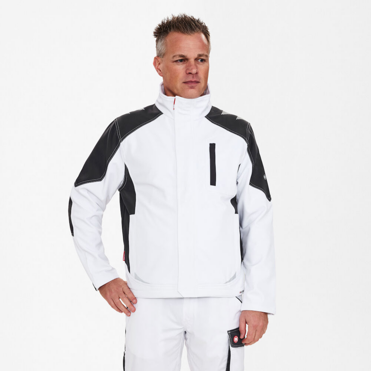 Engel Galaxy Soft Shell Jacket - White/Grey (Small - XL)