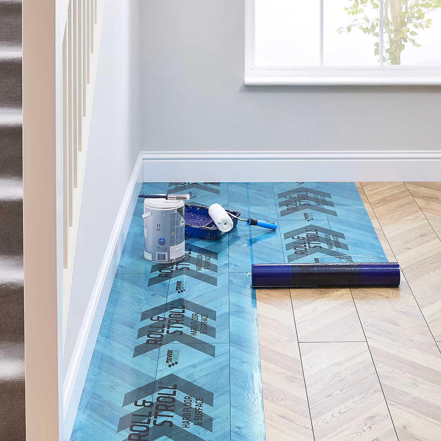 Everbuild Roll & Stroll Hard Surface Protector 600mm X 25M