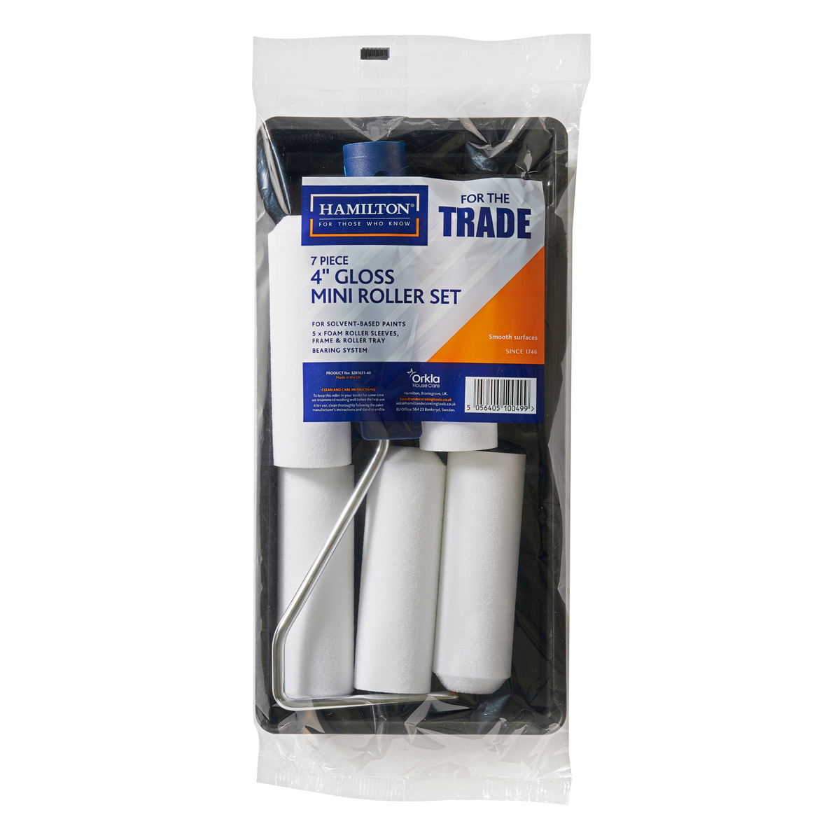 Hamilton For The Trade Foam Mini Roller Set 4" - 7 Piece