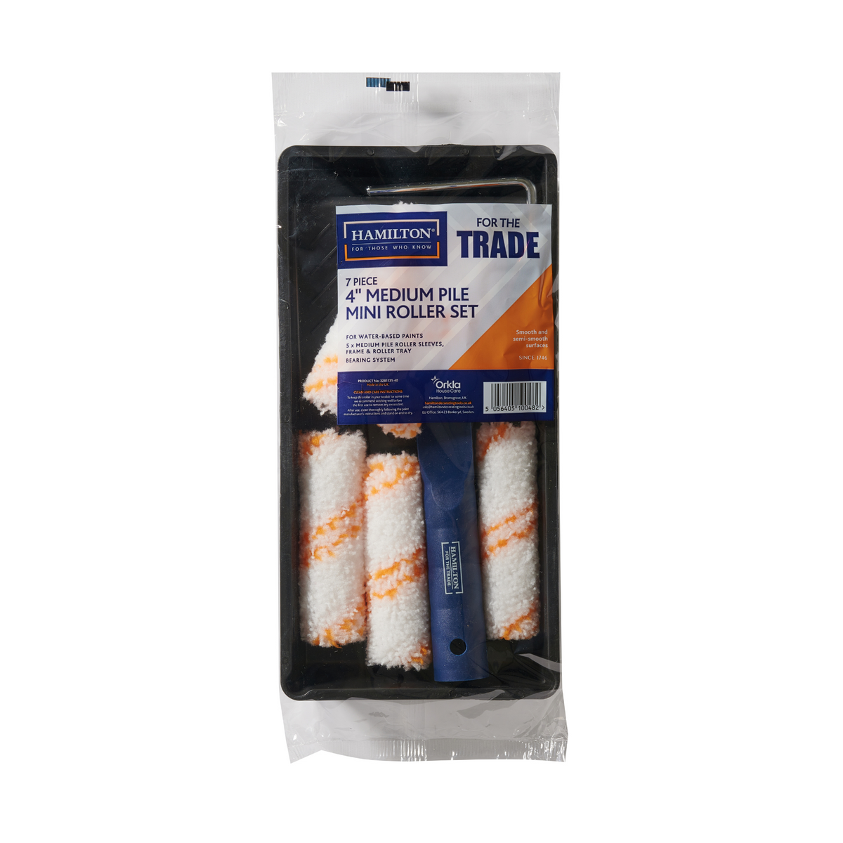 Hamilton For The Trade Medium Pile Mini Roller Set 4" - 7 Piece
