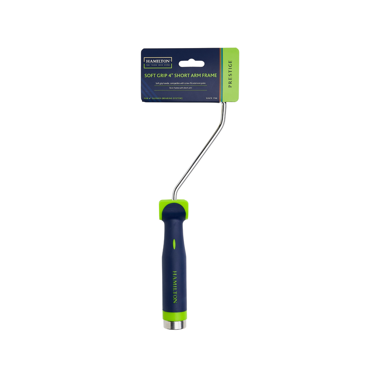 Hamilton Prestige Soft Grip Mini Roller Frame 4" - Short Handle