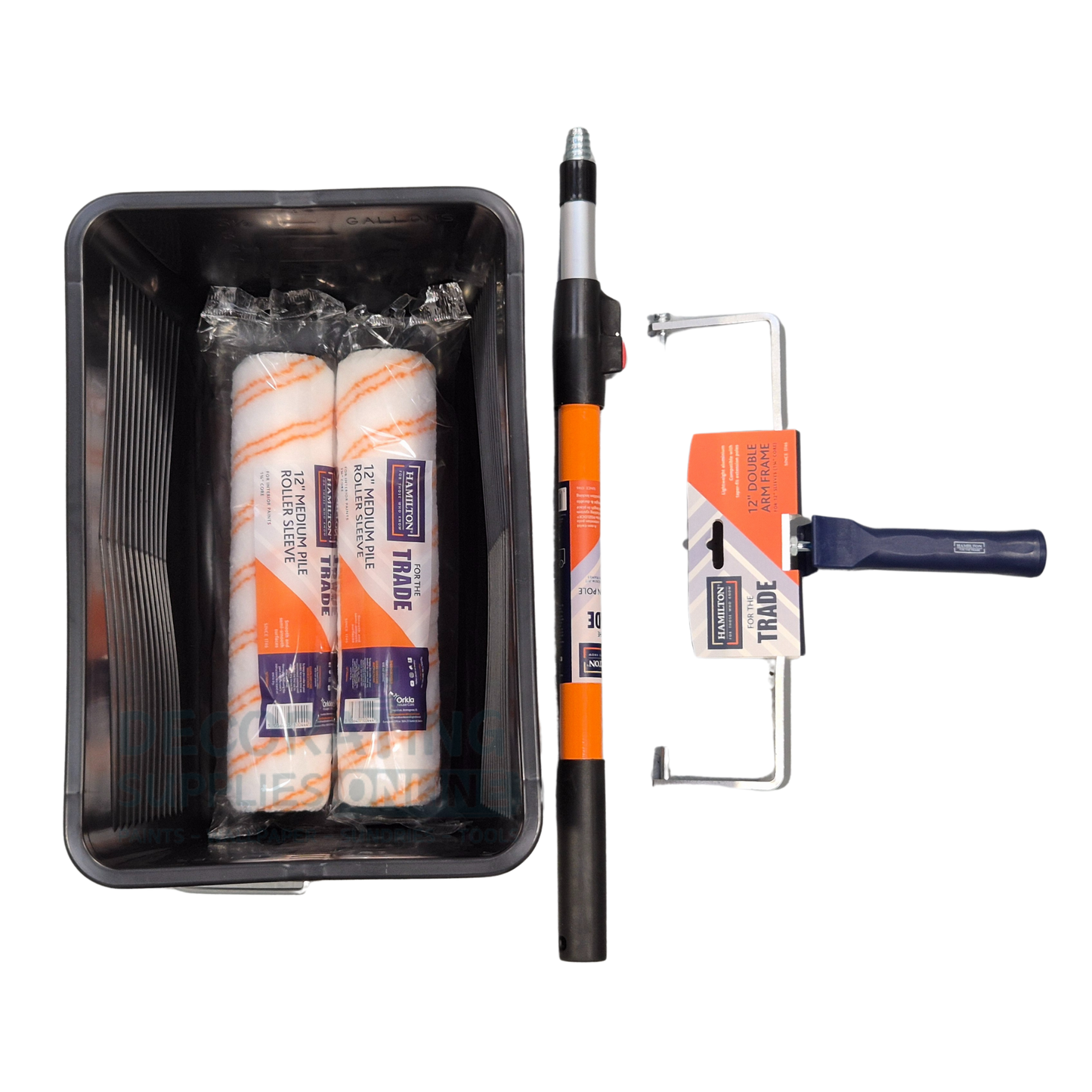 Hamilton For The Trade Medium Pile Roller Kit 12" - Bundle