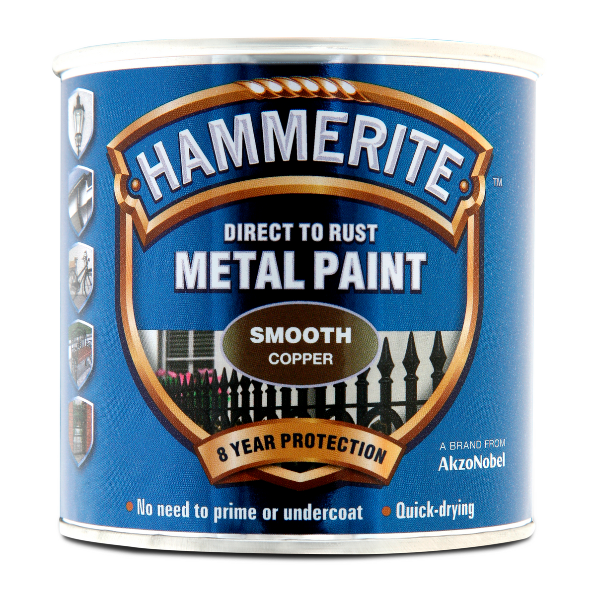 Hammerite Direct To Rust Smooth Metal Paint Gloss Copper