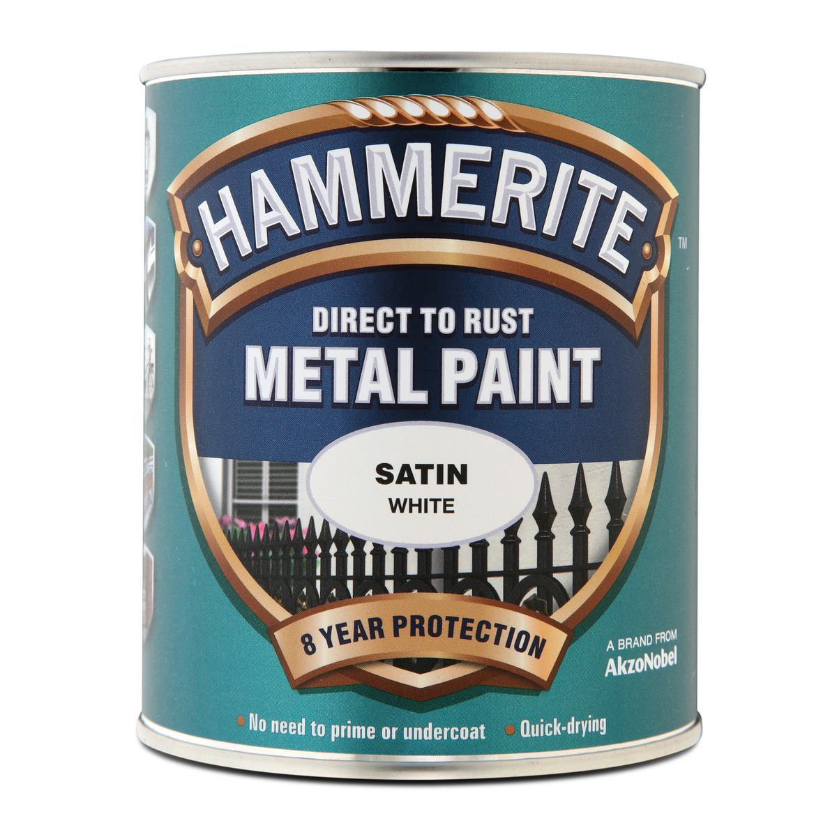 Hammerite Direct To Rust Smooth Metal Paint Satin White