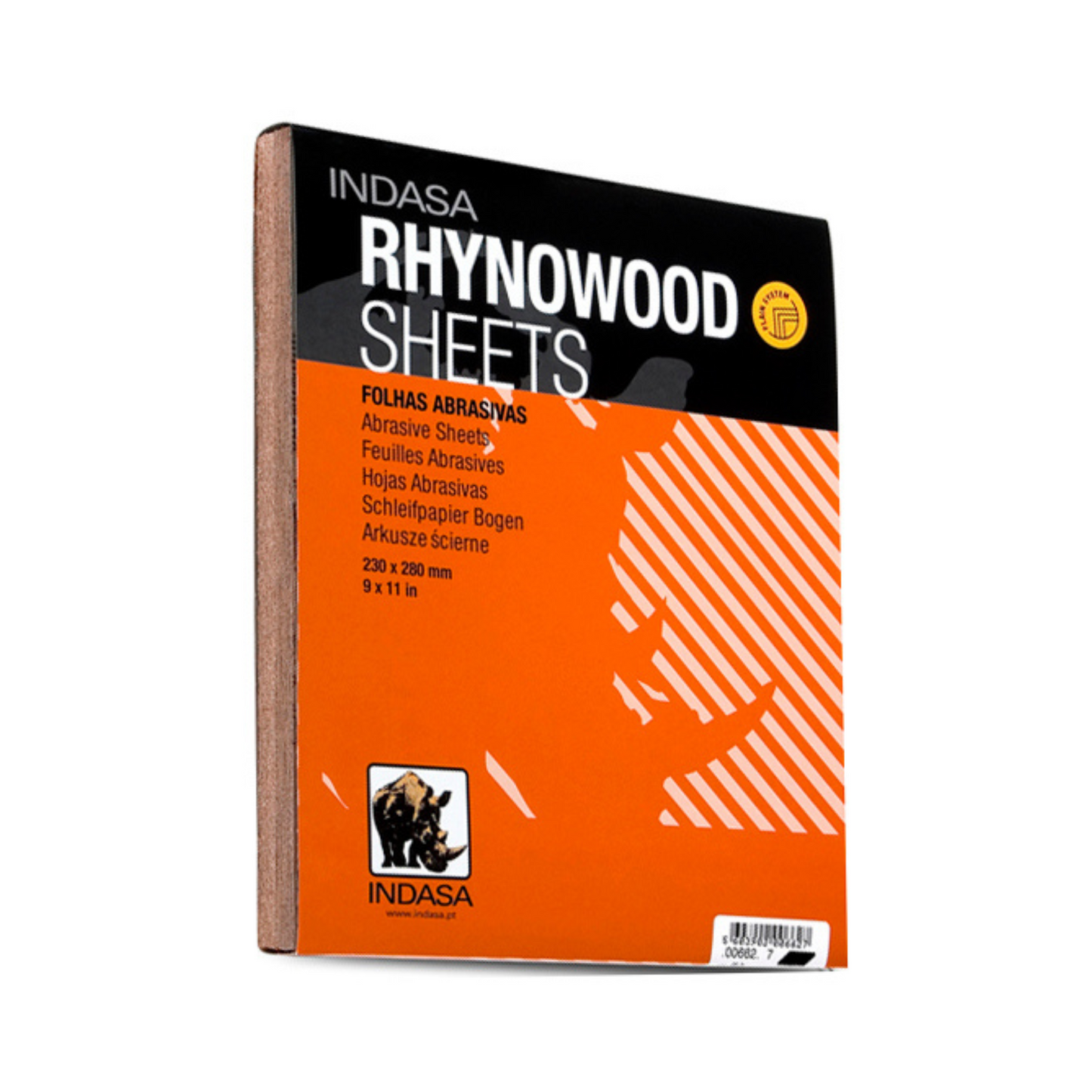 Indasa Rhynowood General Purpose Sandpaper Sheets (Handy 5 Pack)