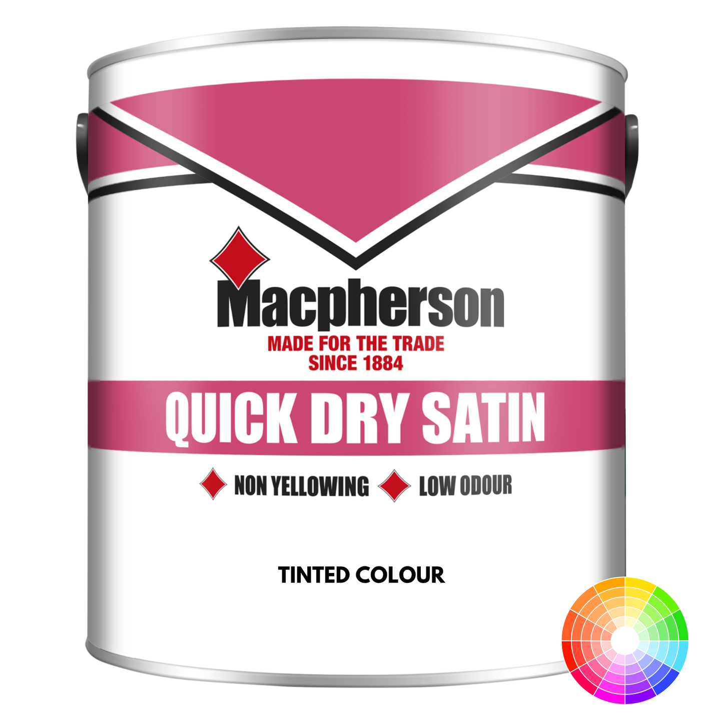 Macpherson Quick Dry Acrylic Satin Tinted Colour