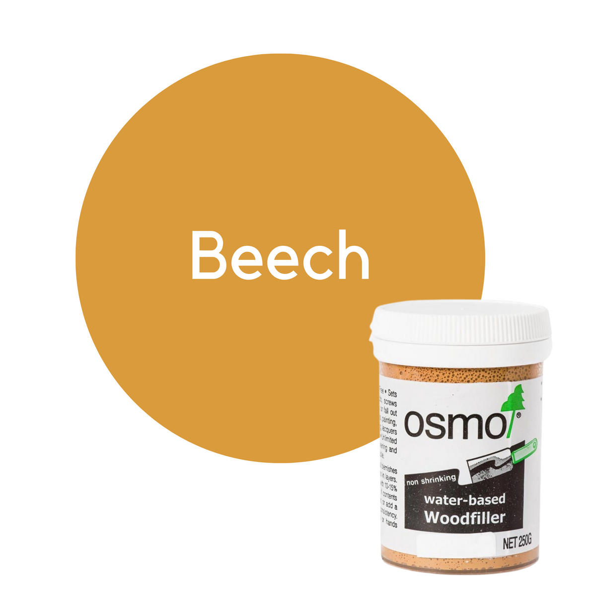 Osmo Water-Based Wood Filler 250g