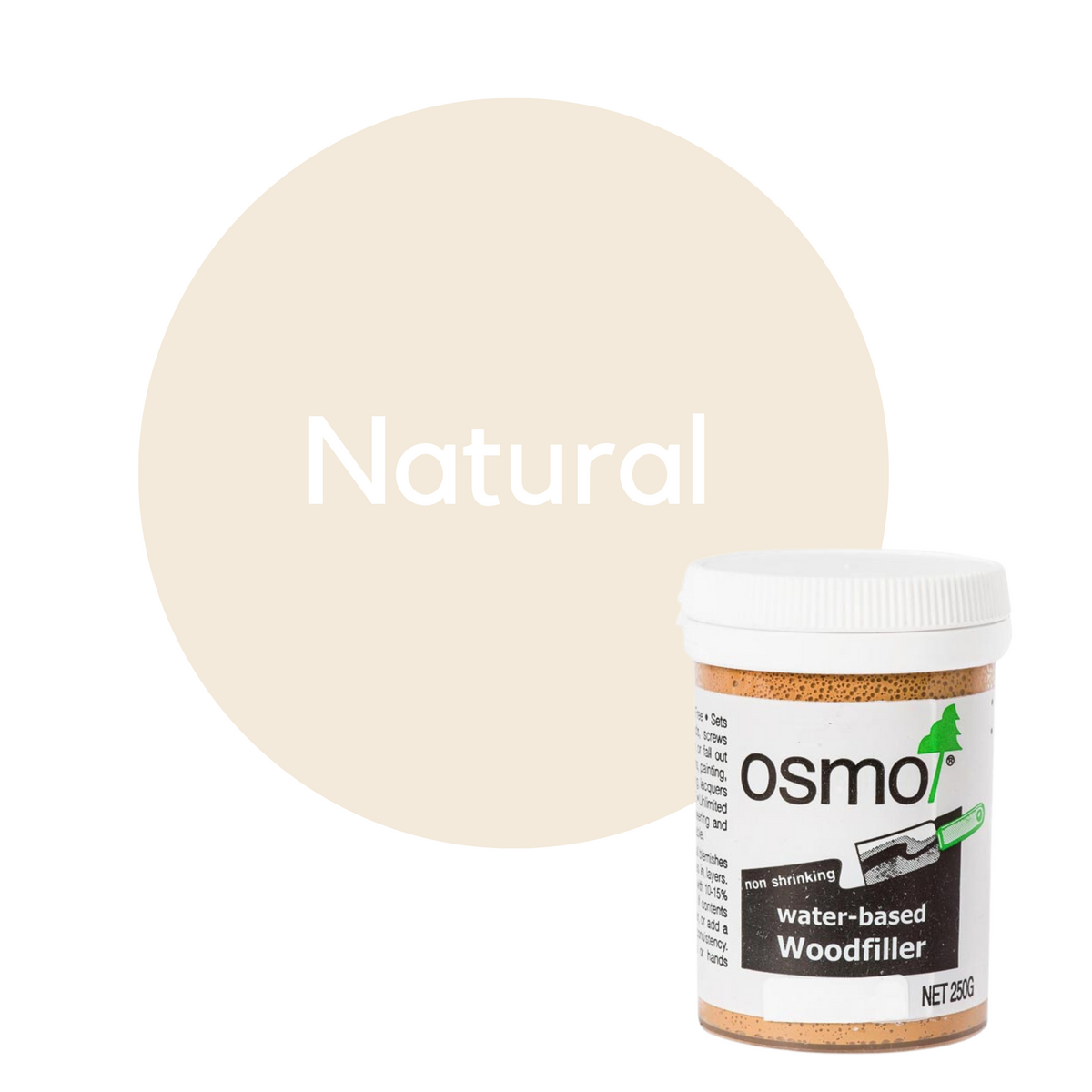Osmo Water-Based Wood Filler 250g