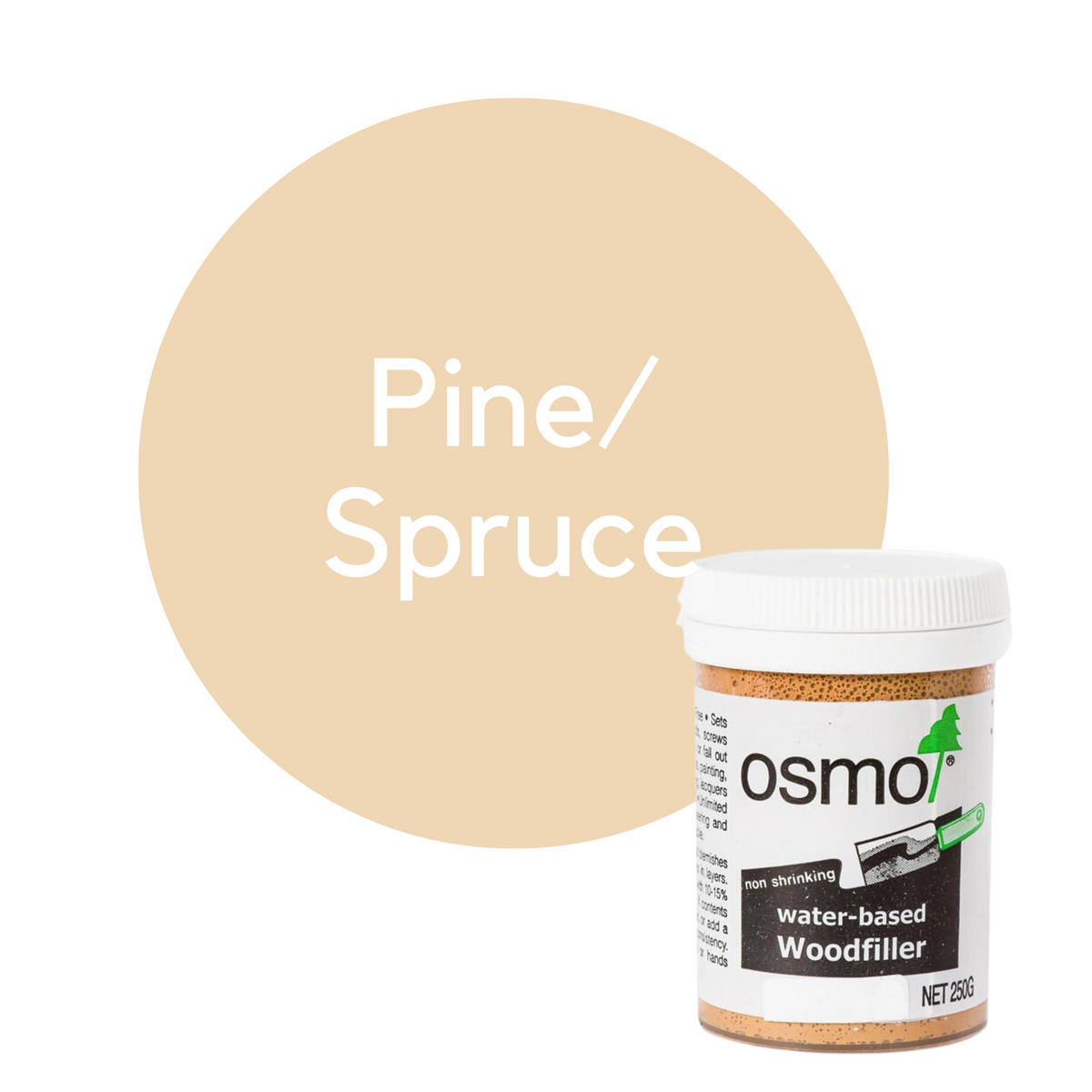 Osmo Water-Based Wood Filler 250g