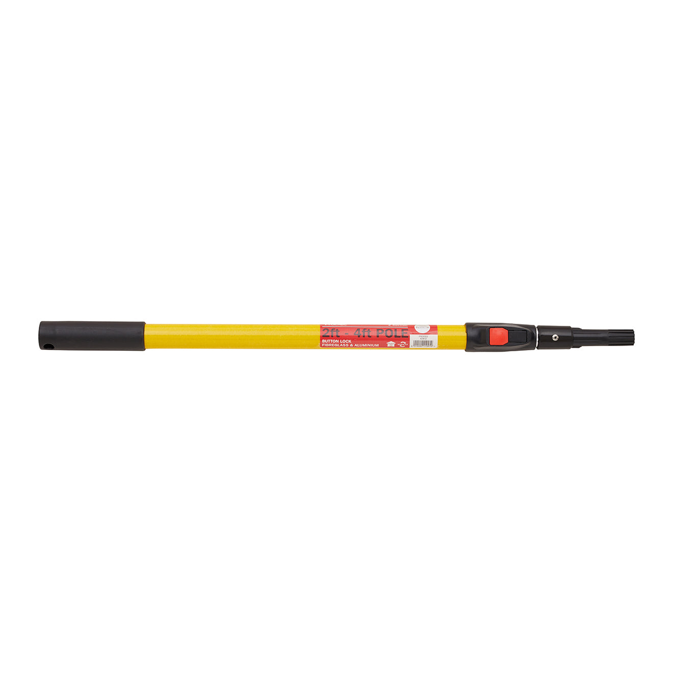 Prodec Button Lock Extendable Roller Pole 2 - 4 Feet