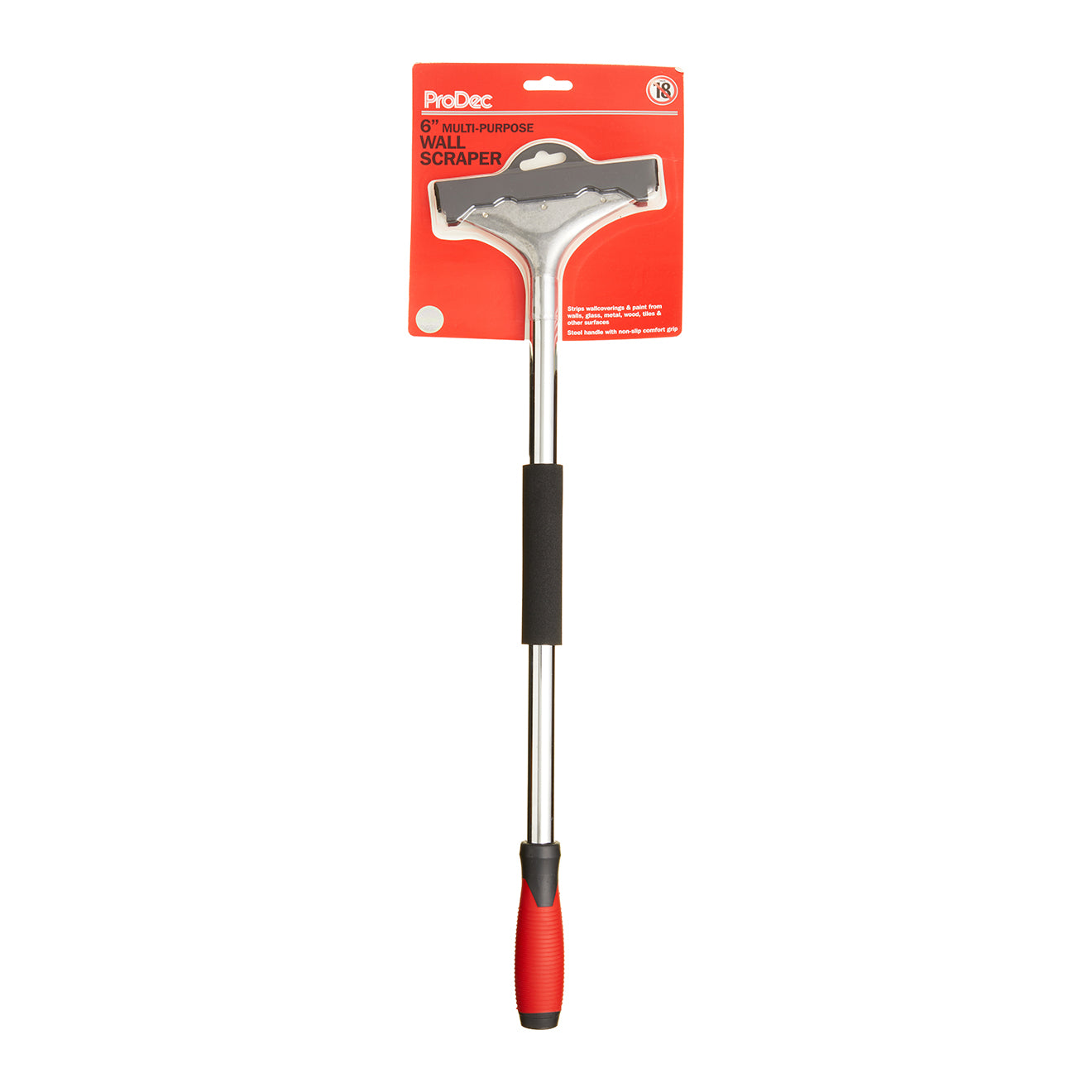Prodec Heavy Duty Long Handle Scraper 6"