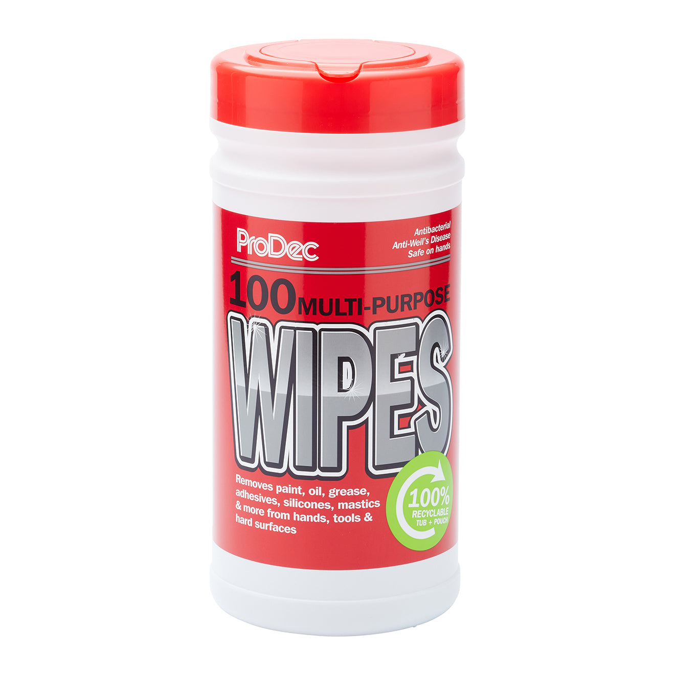 Prodec Multi-Purpose Wipes - 100 Pack