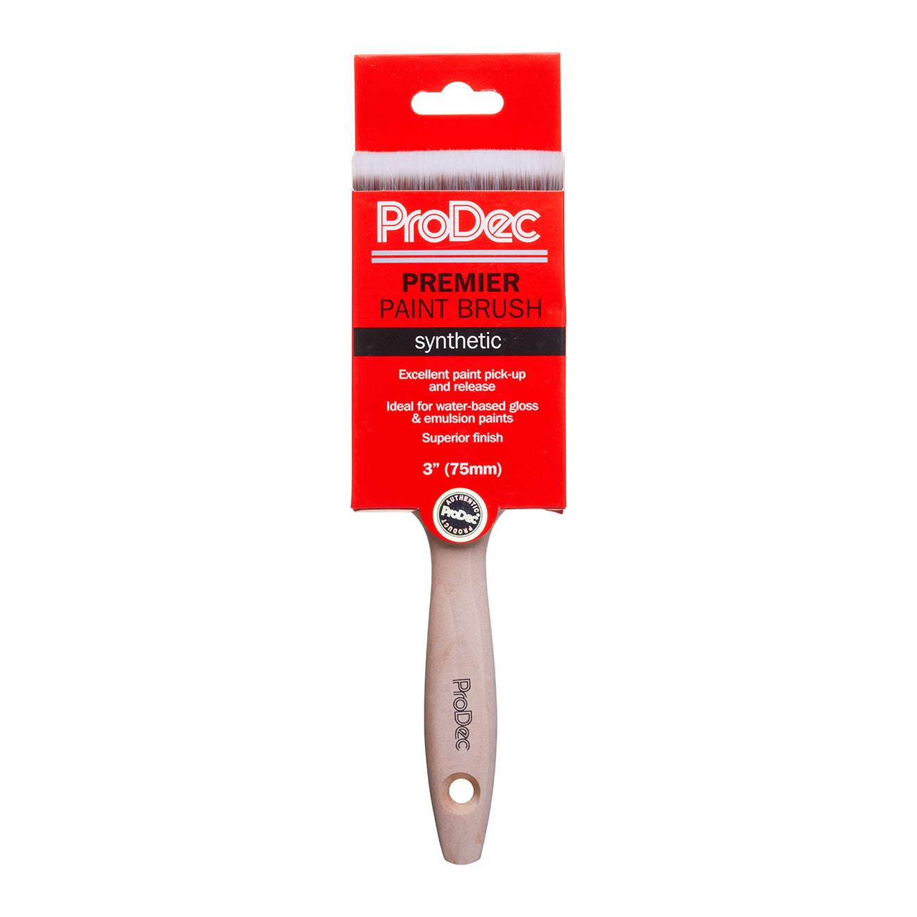 Prodec Premier Synthetic Paint Brush 3"