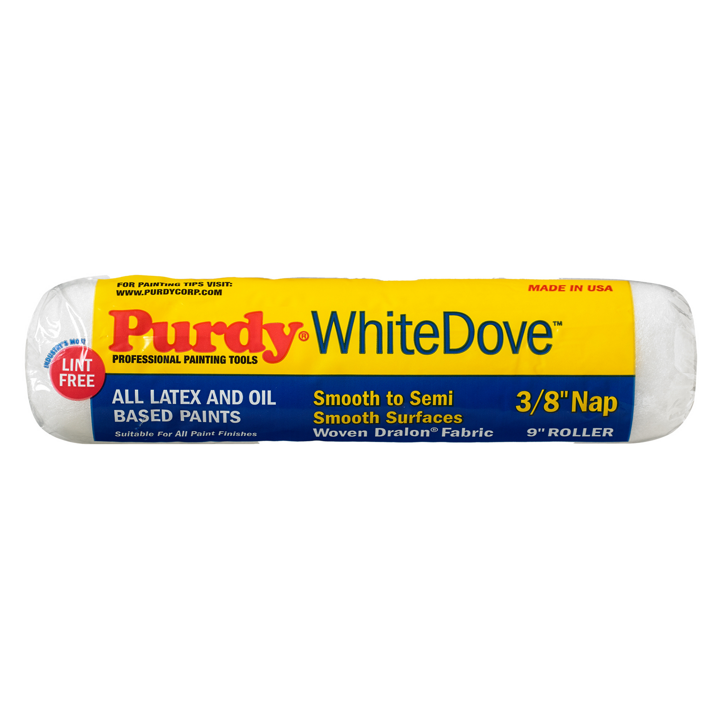 Purdy White Dove Roller Sleeve 9" (3/8" Nap)