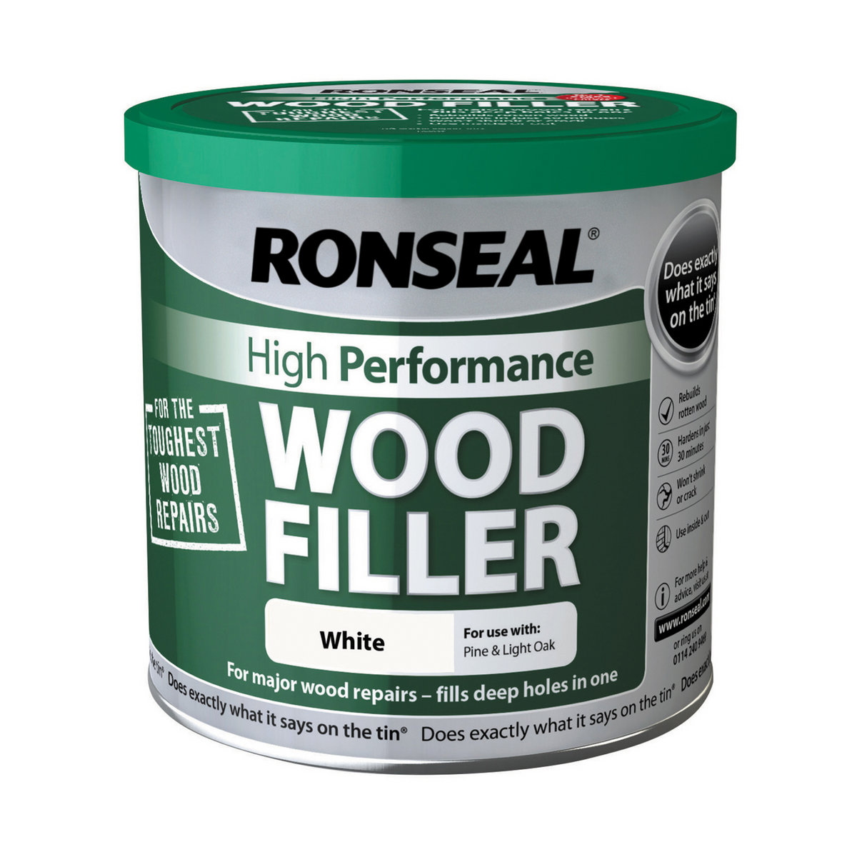 Ronseal High Performance 2 Part Wood Filler White