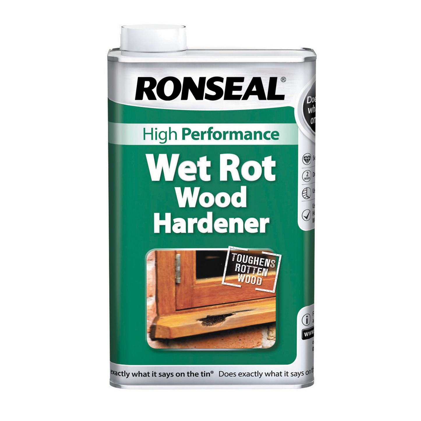 Ronseal High Performance Wet Rot Wood Hardener 500ml