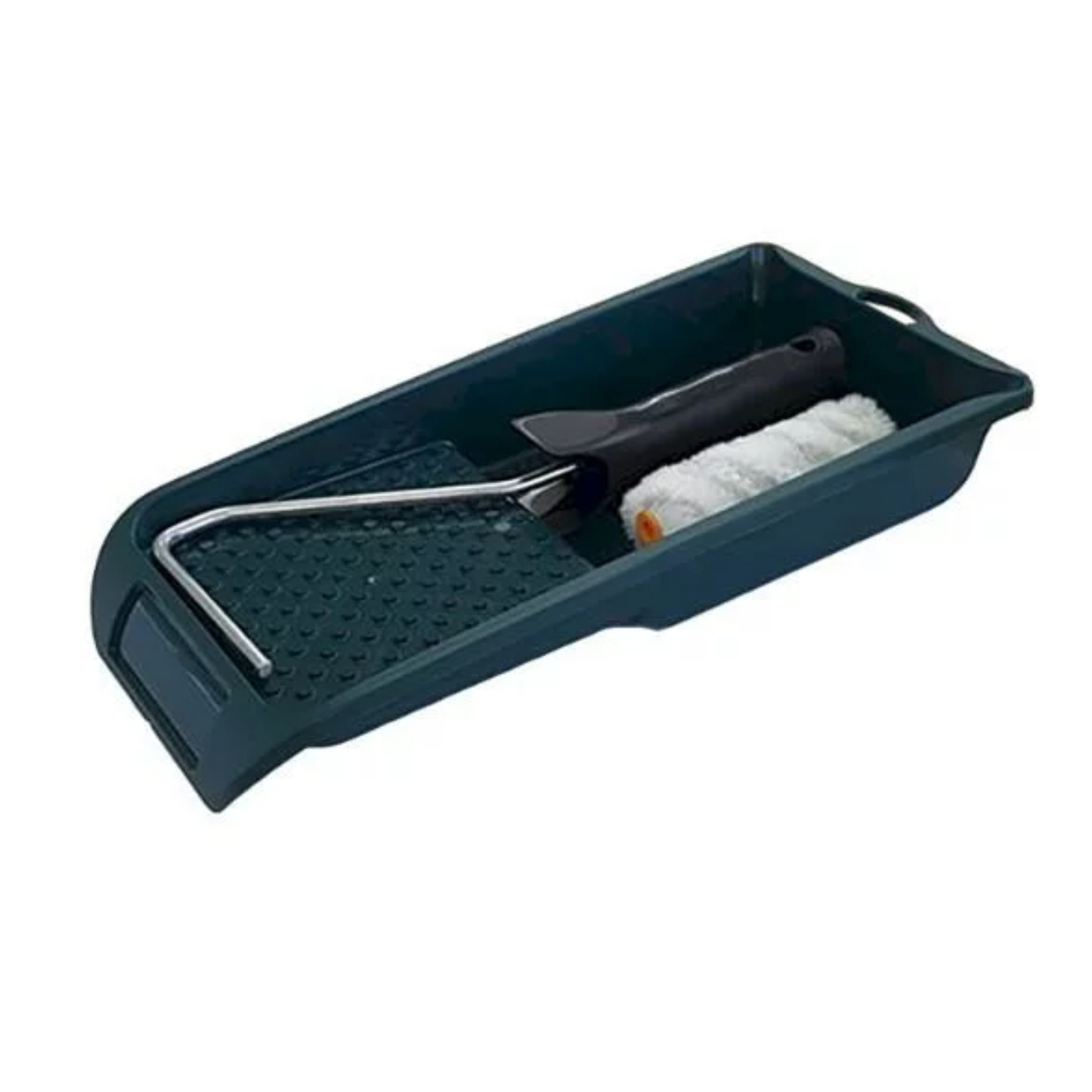 Rota Silver Stripe Mini Roller + Tray 4"