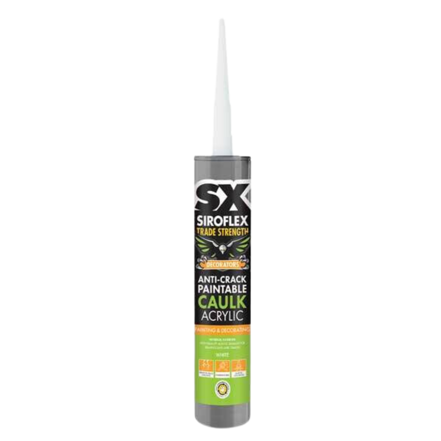 Siroflex SX Anti-Crack Acrylic Caulk White 310ml