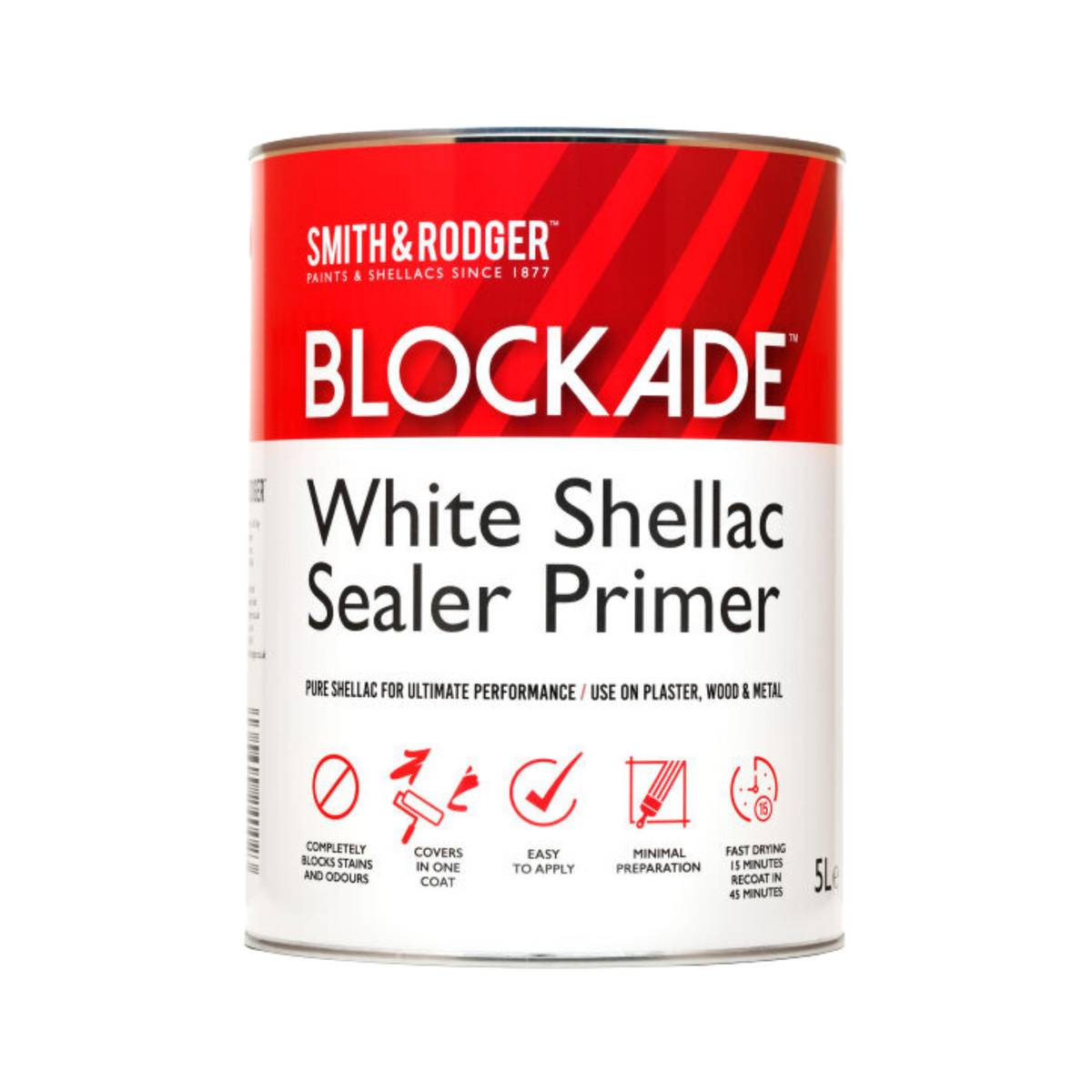 Smith & Rodger Blockade Shellac Sealer Primer White