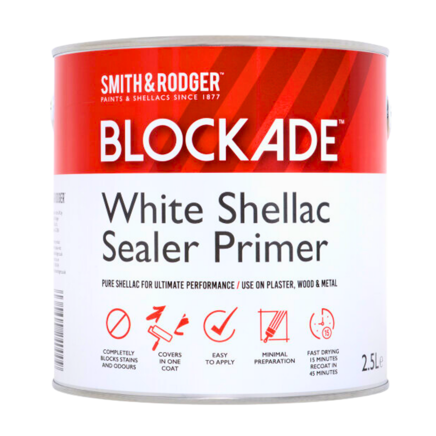 Smith & Rodger Blockade Shellac Sealer Primer White