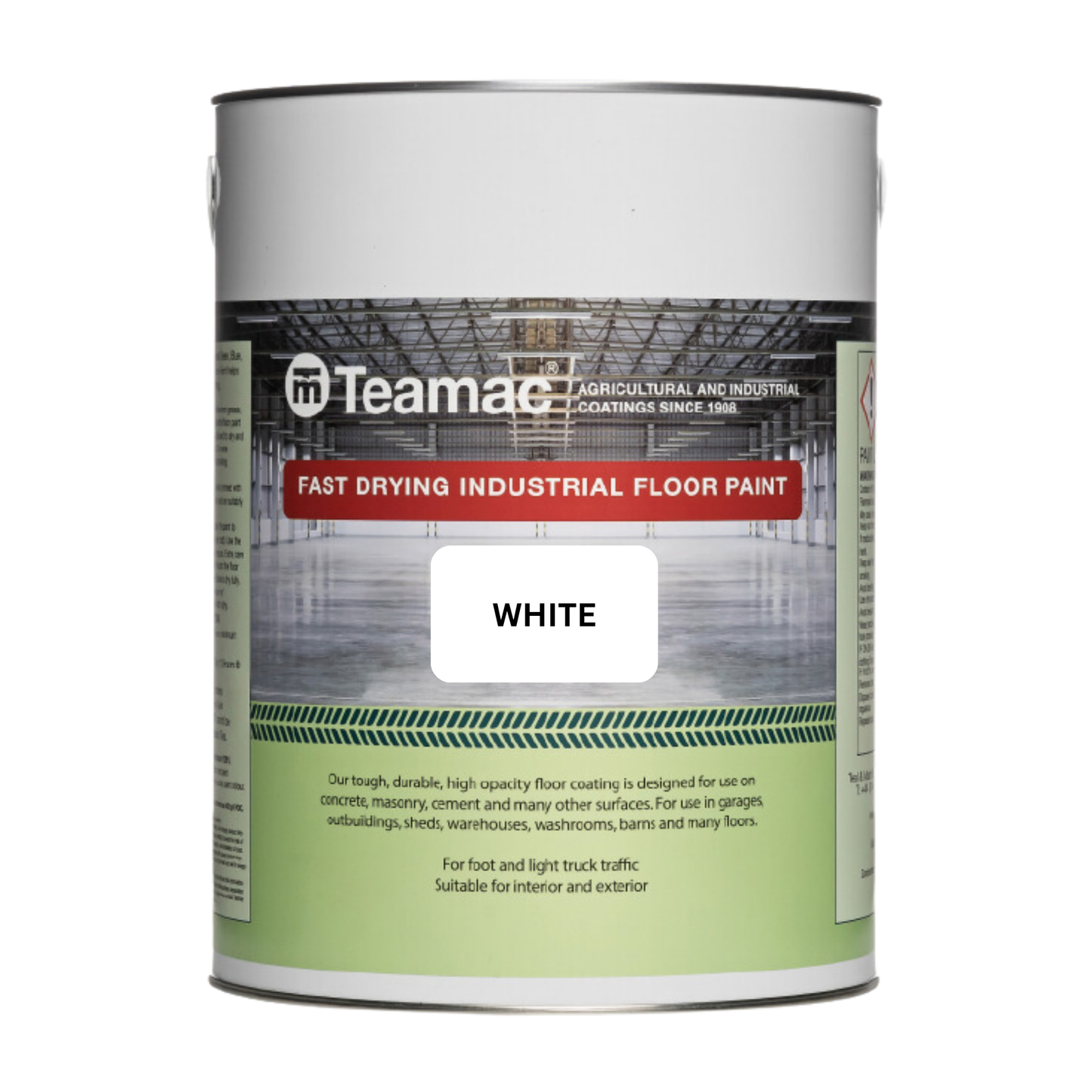 Teamac Fast Drying Industrial Floor Paint - White