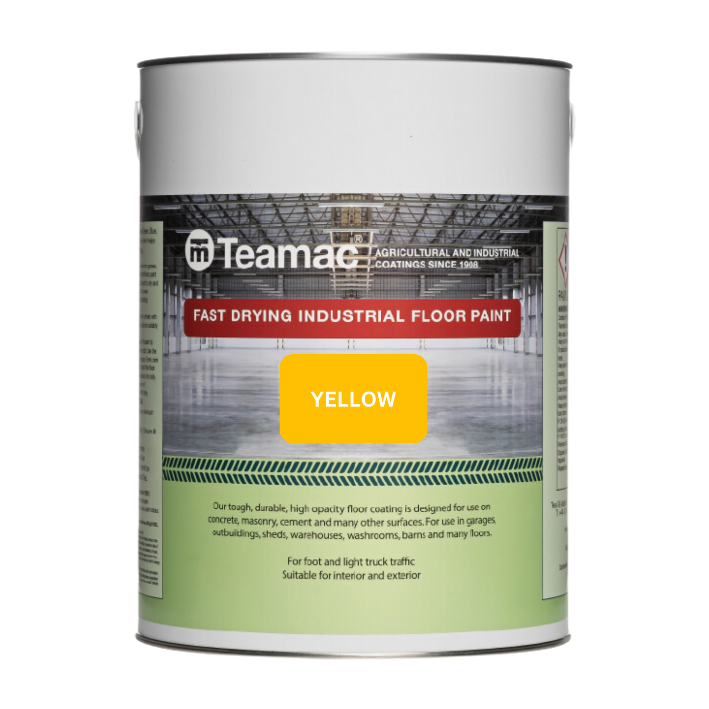Teamac Fast Drying Industrial Floor Paint - Yellow