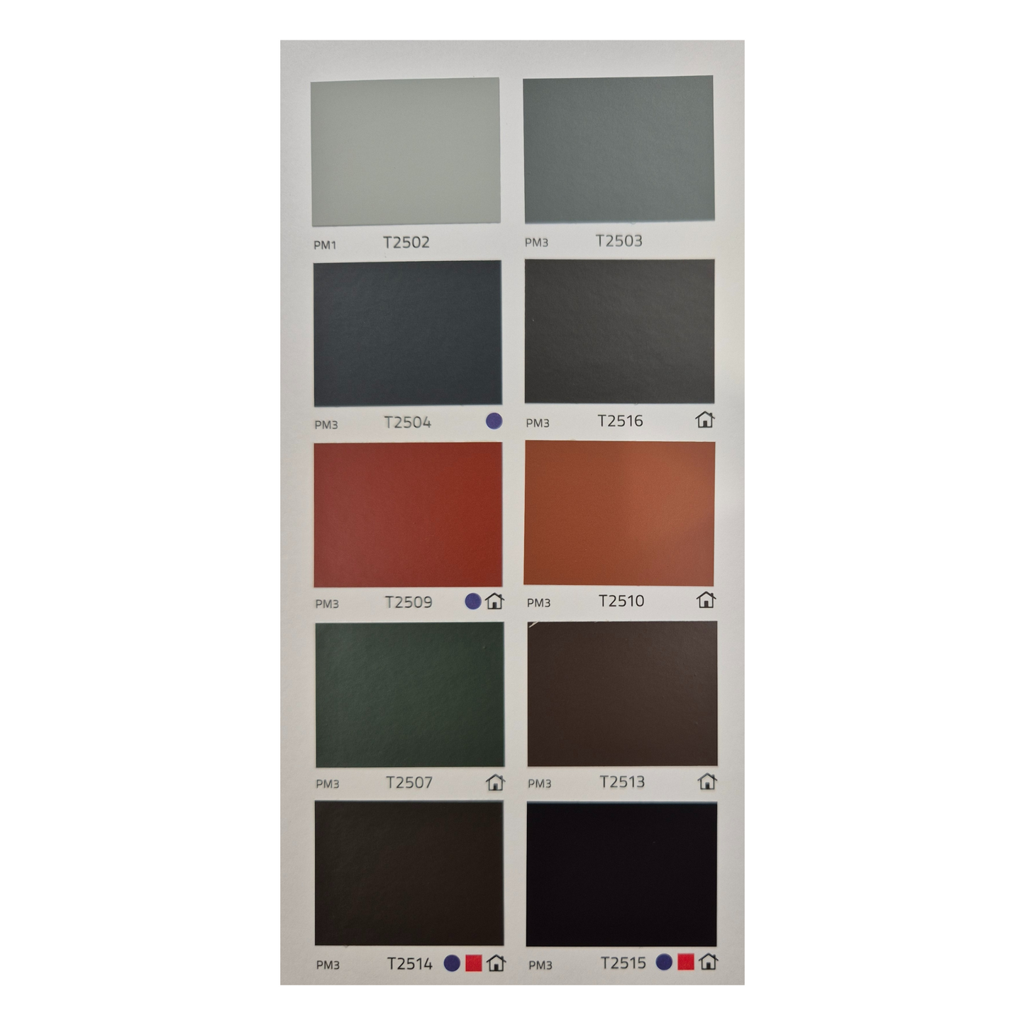 Teknos Exterior Colours Guide