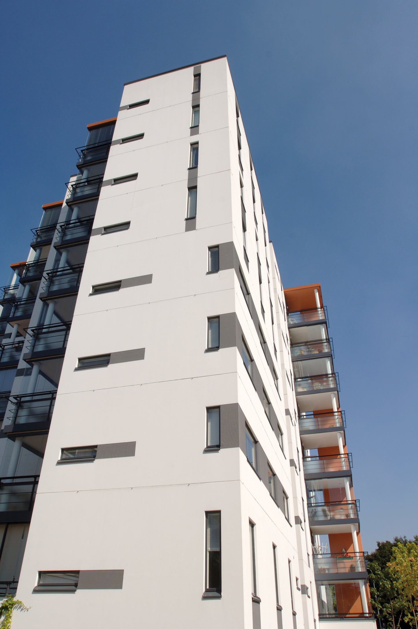 Flats painted in Teknos Siloksan Facade masonry paint