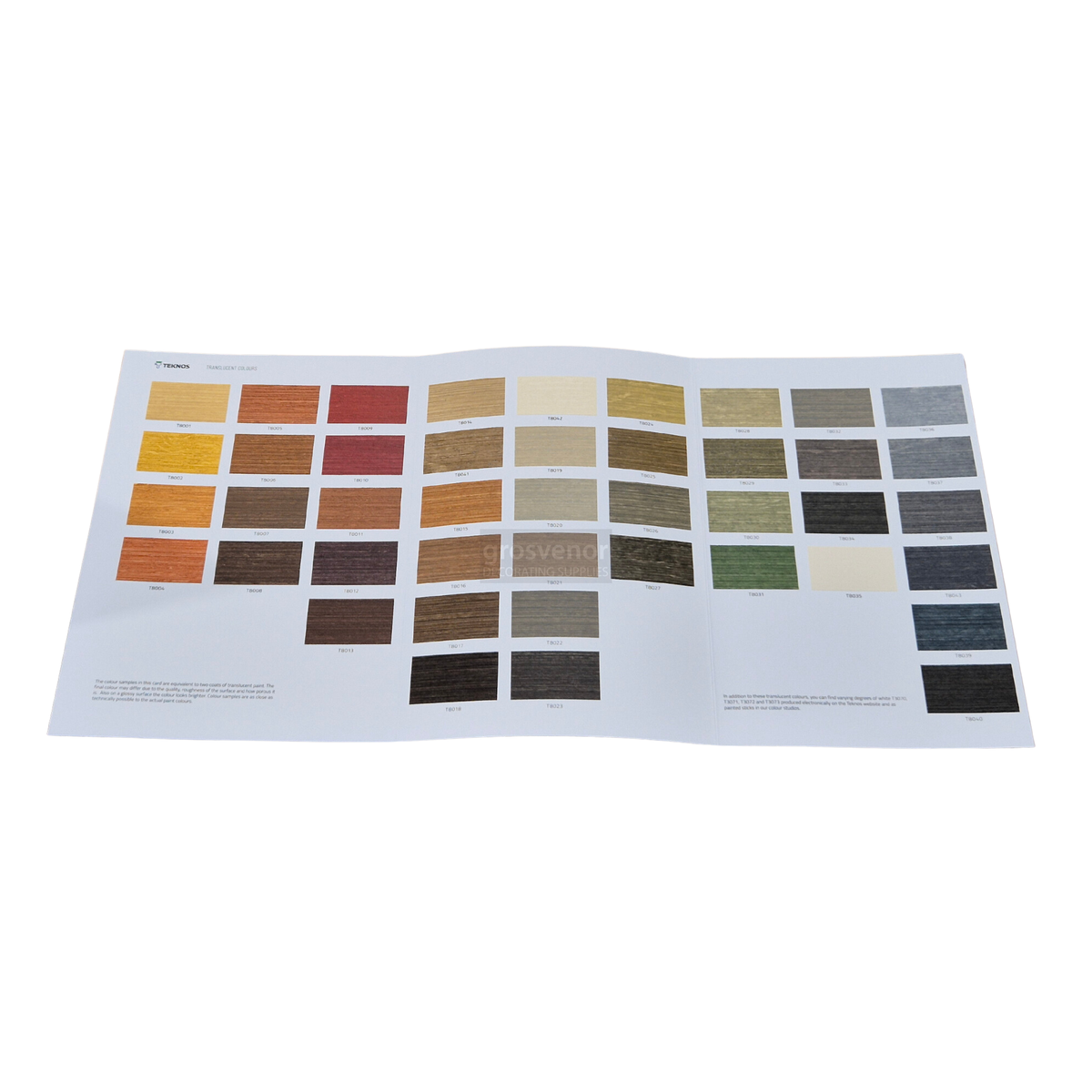 Teknos Translucent Colours Guide